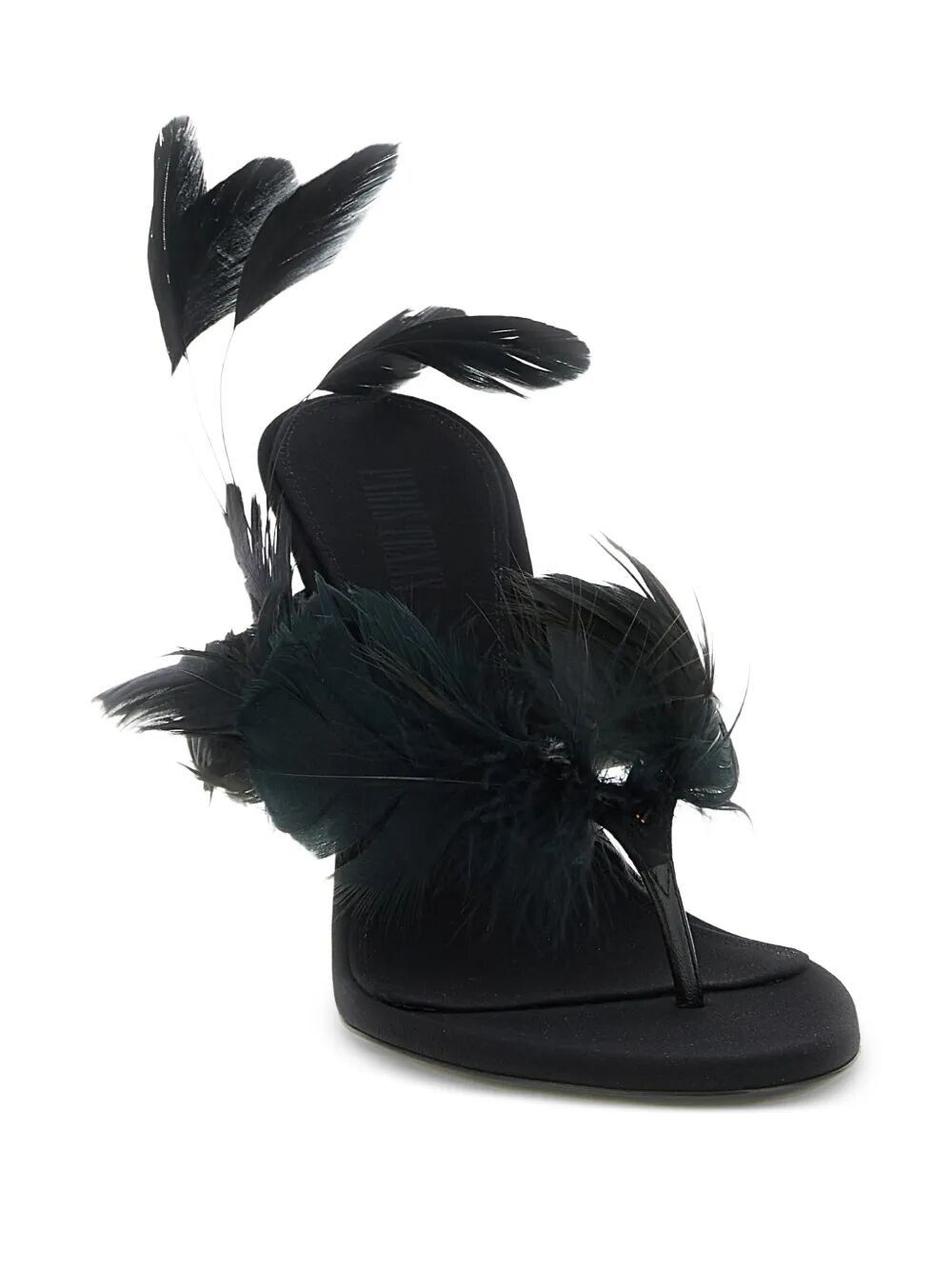 Paris Texas "LIDIA" FEATHER THONG MULE T. 105 Size US 8 / IT 38 - 2 Thumbnail