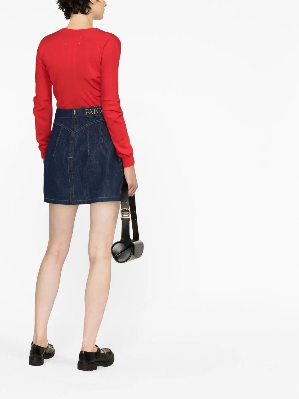 A LINE MINI SKIRT