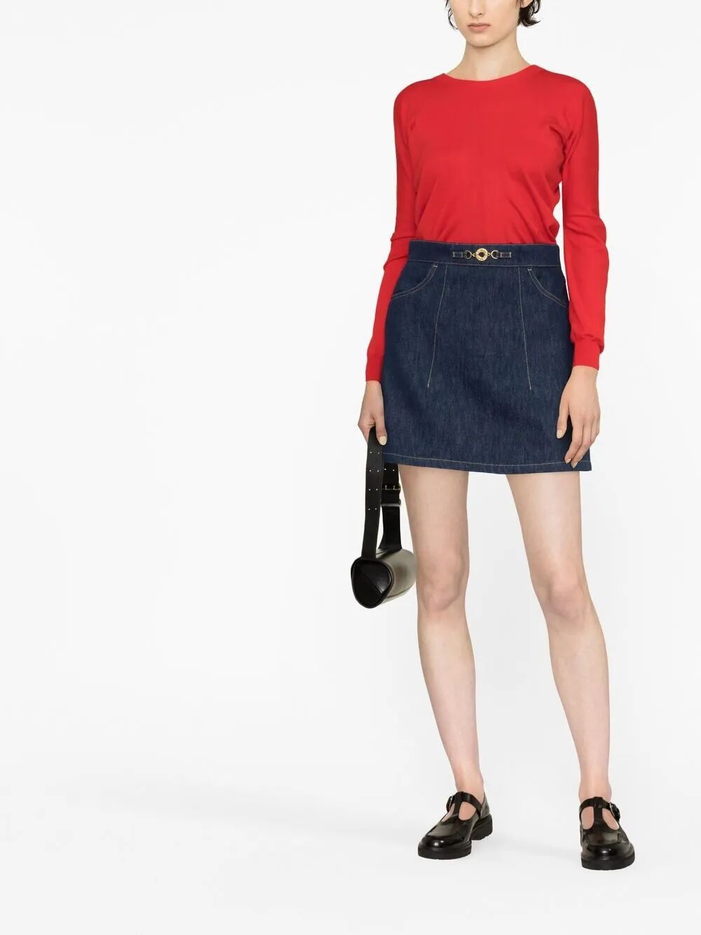 A LINE MINI SKIRT