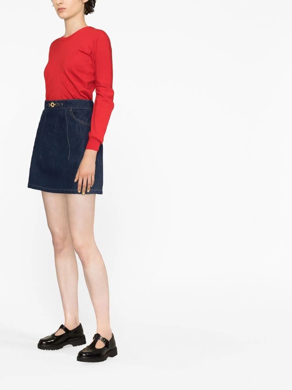 A LINE MINI SKIRT