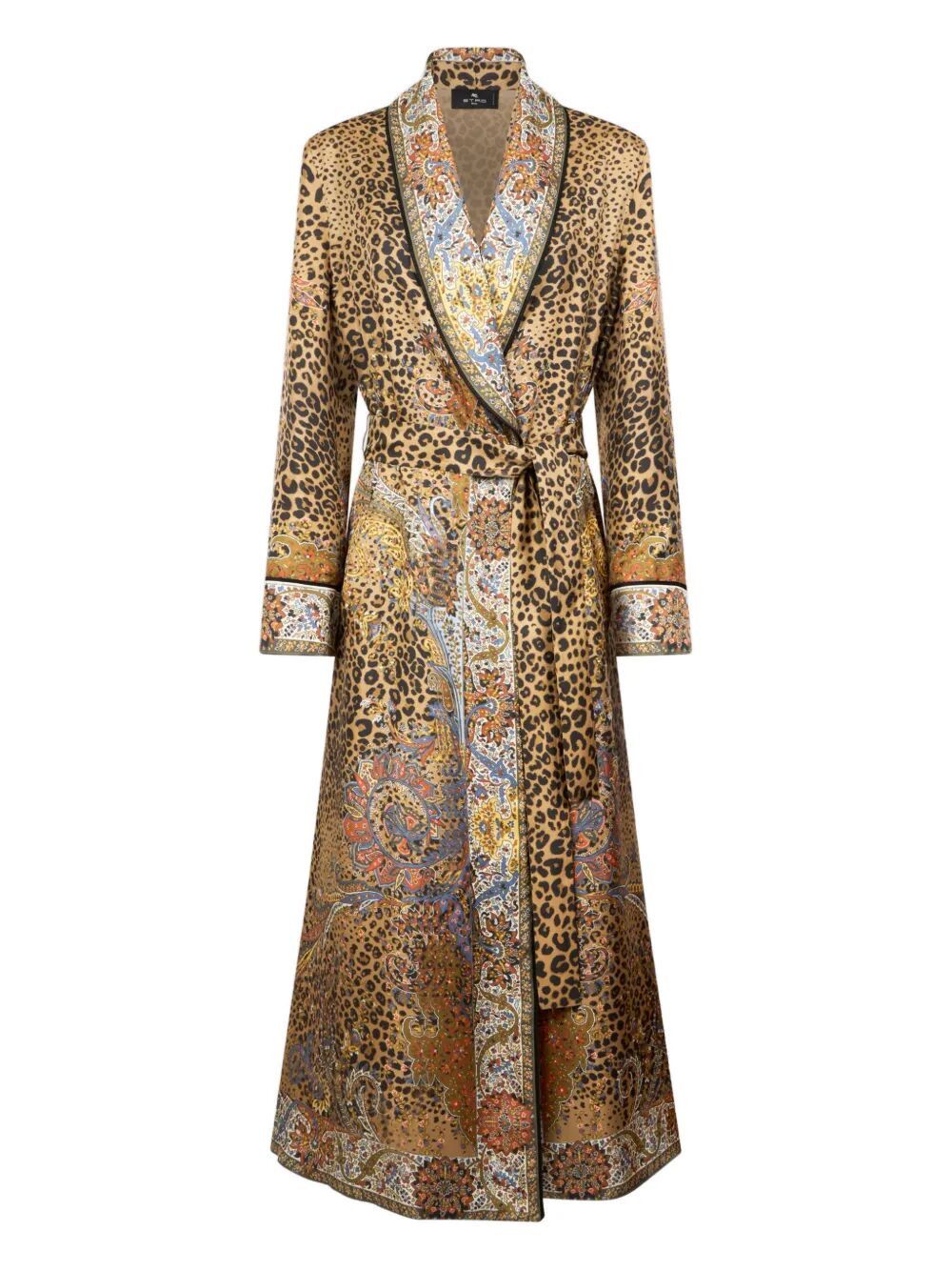 Etro PRINTED DOUBLEBREASTED MIDI DRESS Size M / US 6-8 / IT 42-44 - 4 Thumbnail