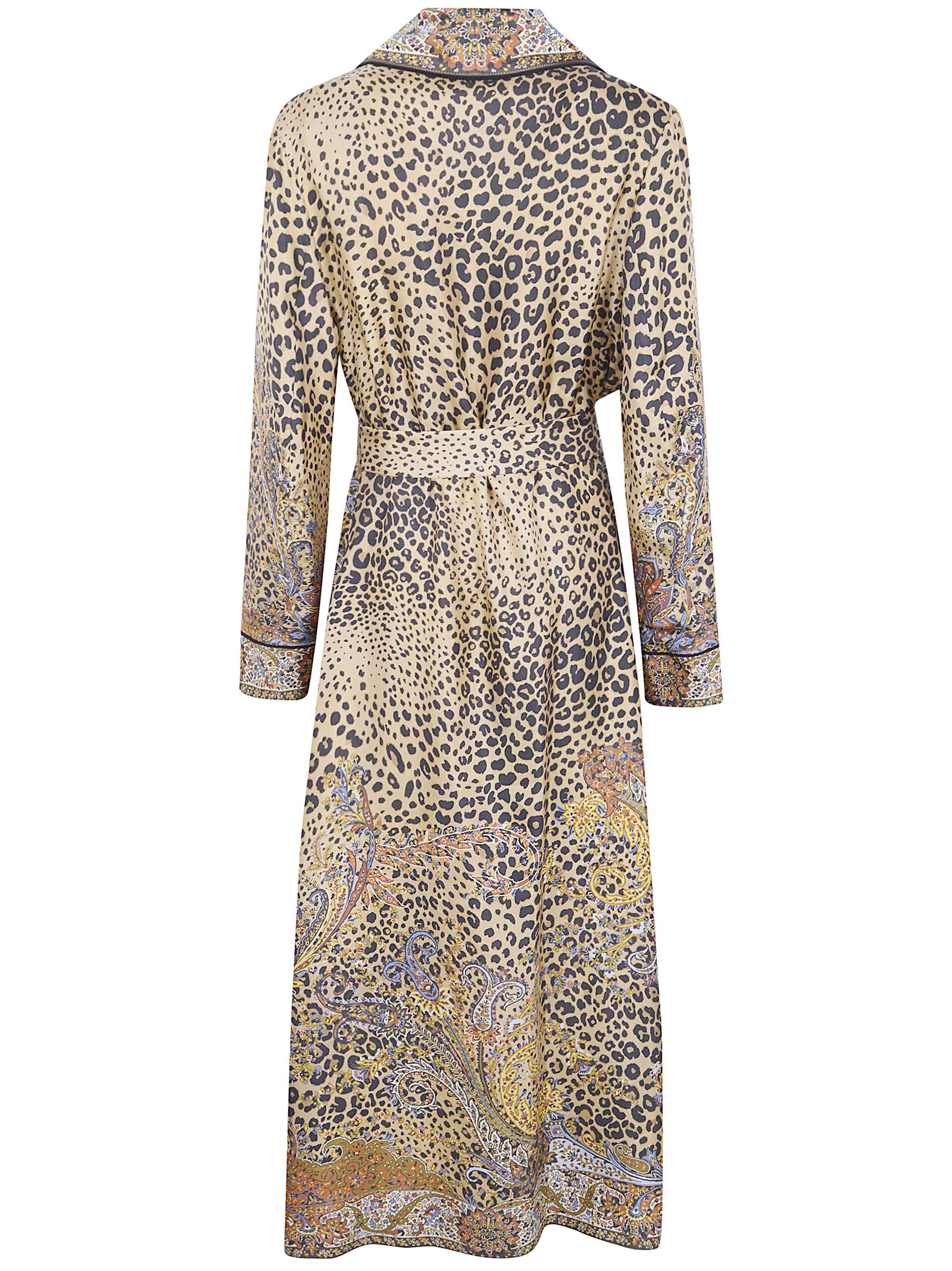 Etro PRINTED DOUBLEBREASTED MIDI DRESS Size M / US 6-8 / IT 42-44 - 2 Thumbnail
