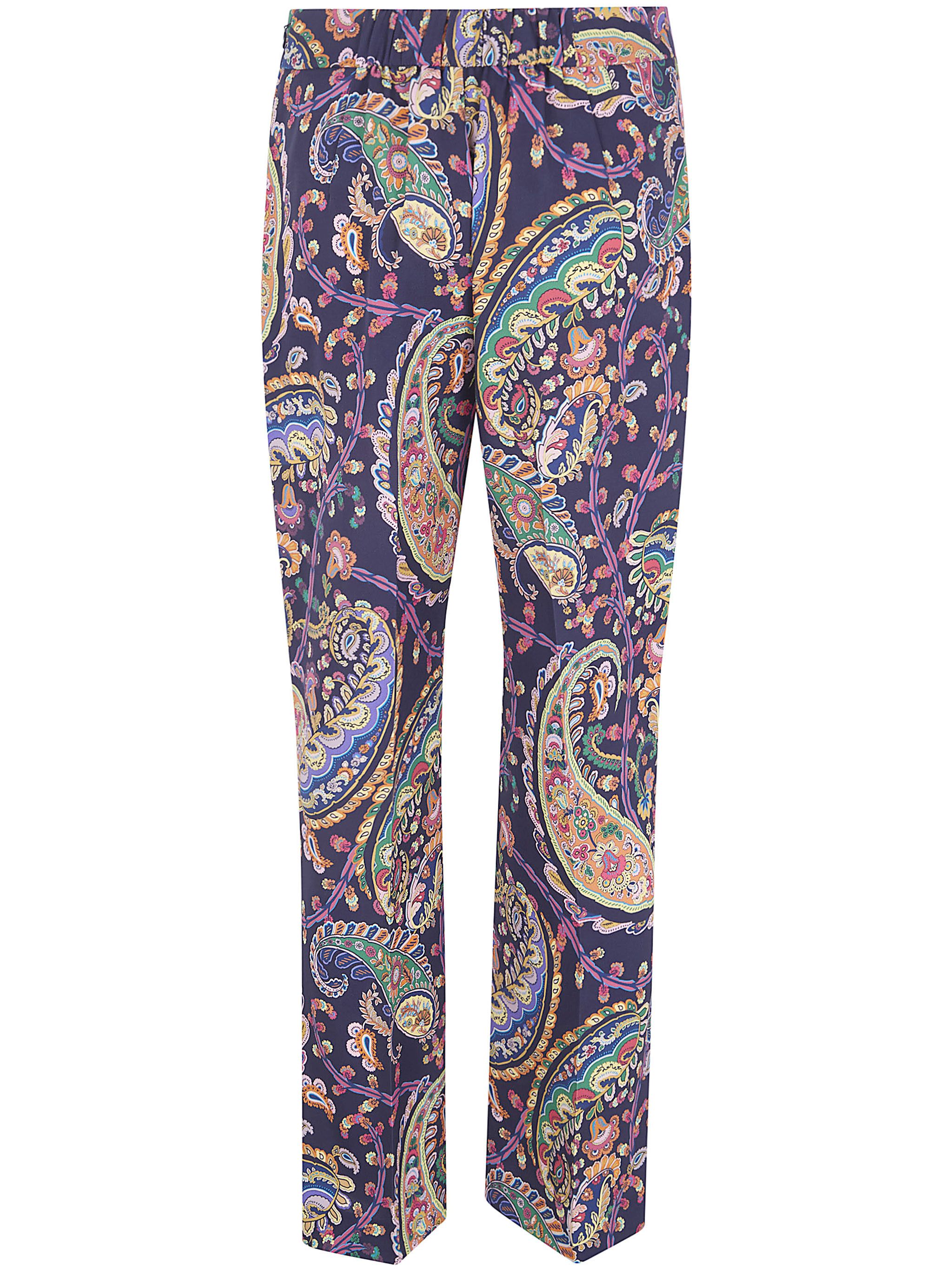 Etro PRINTED STRAGHT TROUSERS Size 28" / US 6 / IT 42 - 2 Thumbnail