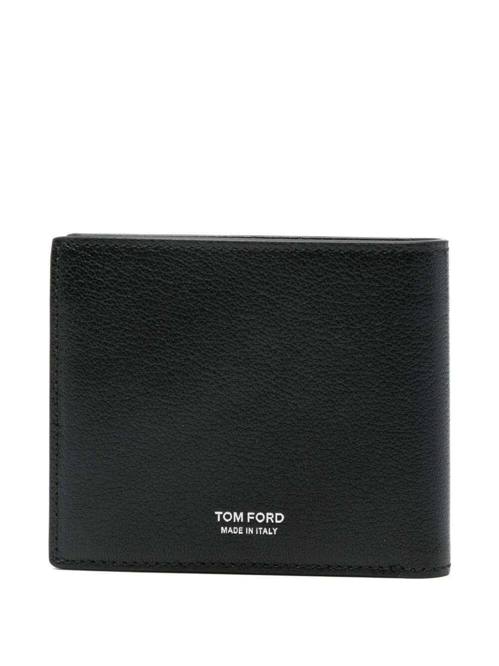 Tom Ford SUPPLE GRAIN LEATHER ELONGATED T LINE CLASSIC BIFOLD WALLET Size ONE SIZE - 3 Thumbnail