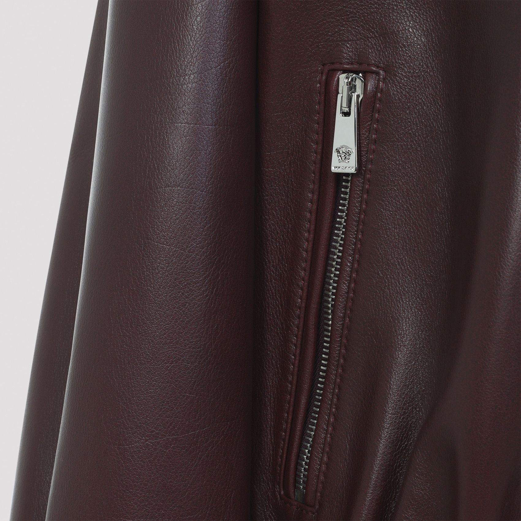 Versace Versace Bufalo Leather Blouson Size S / US 4 / IT 40 - 3 Thumbnail