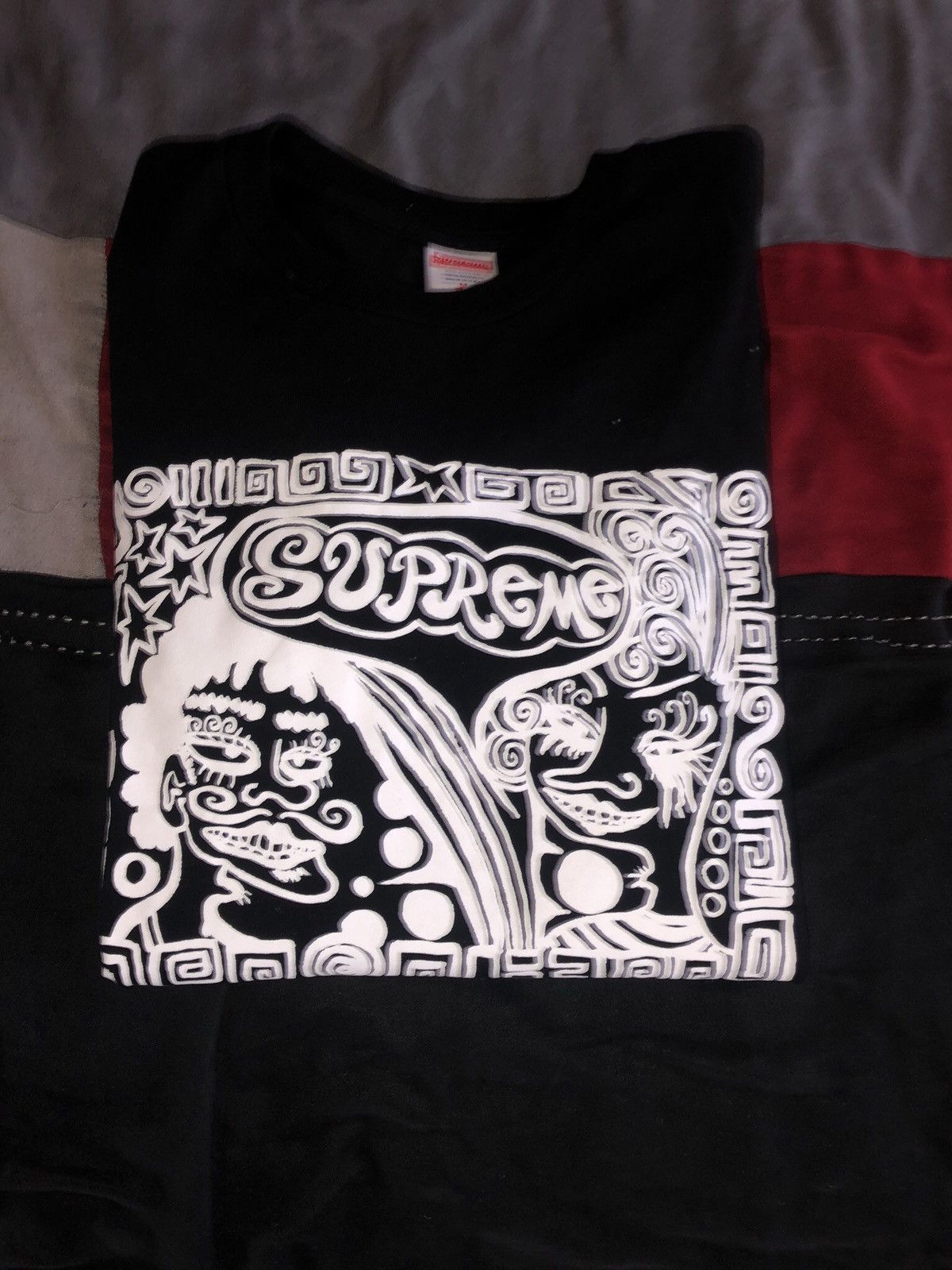 Supreme Faces Tee Black Sz XL SS18 | eBay