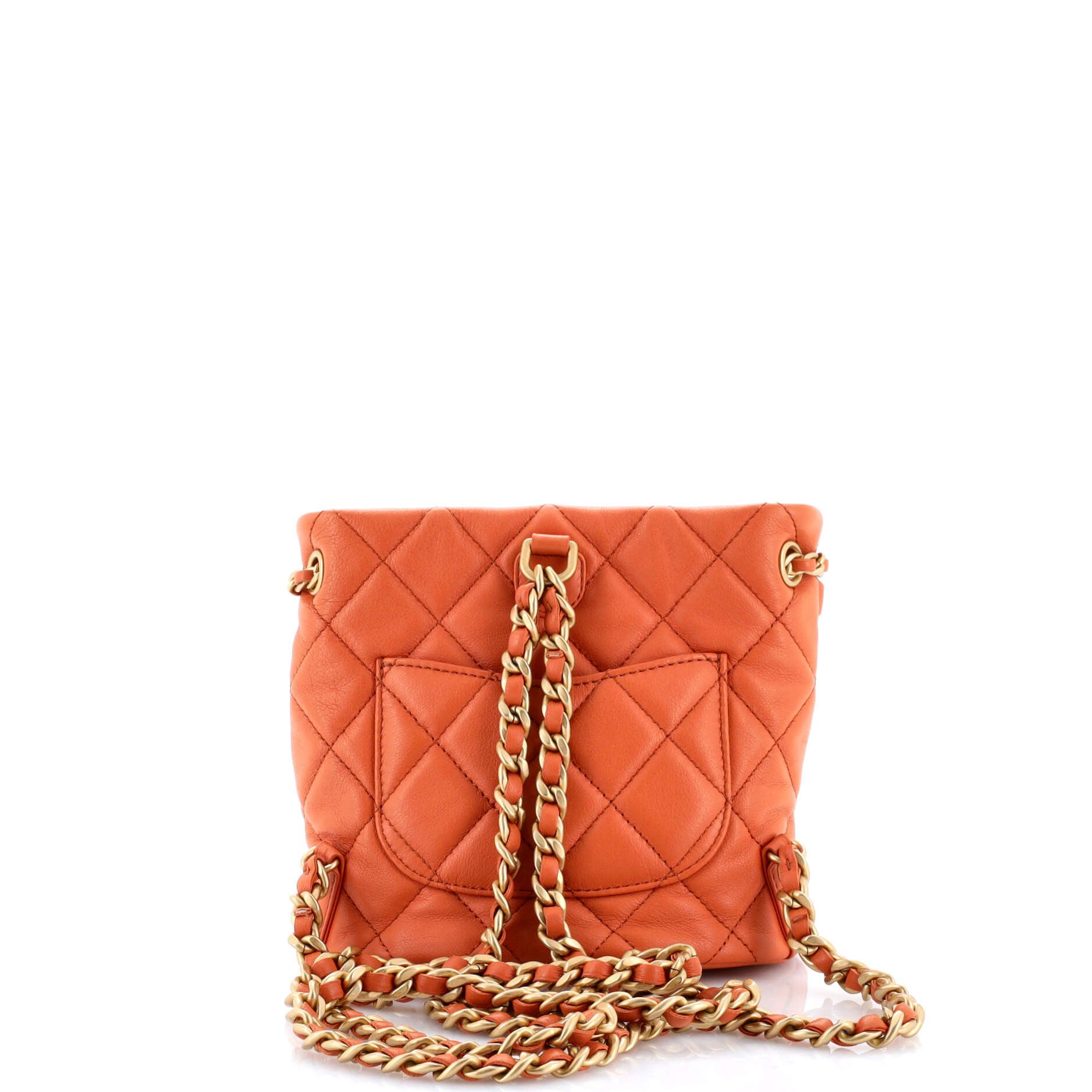Chanel CC Pocket Chain Bucket Backpack Size ONE SIZE - 3 Thumbnail