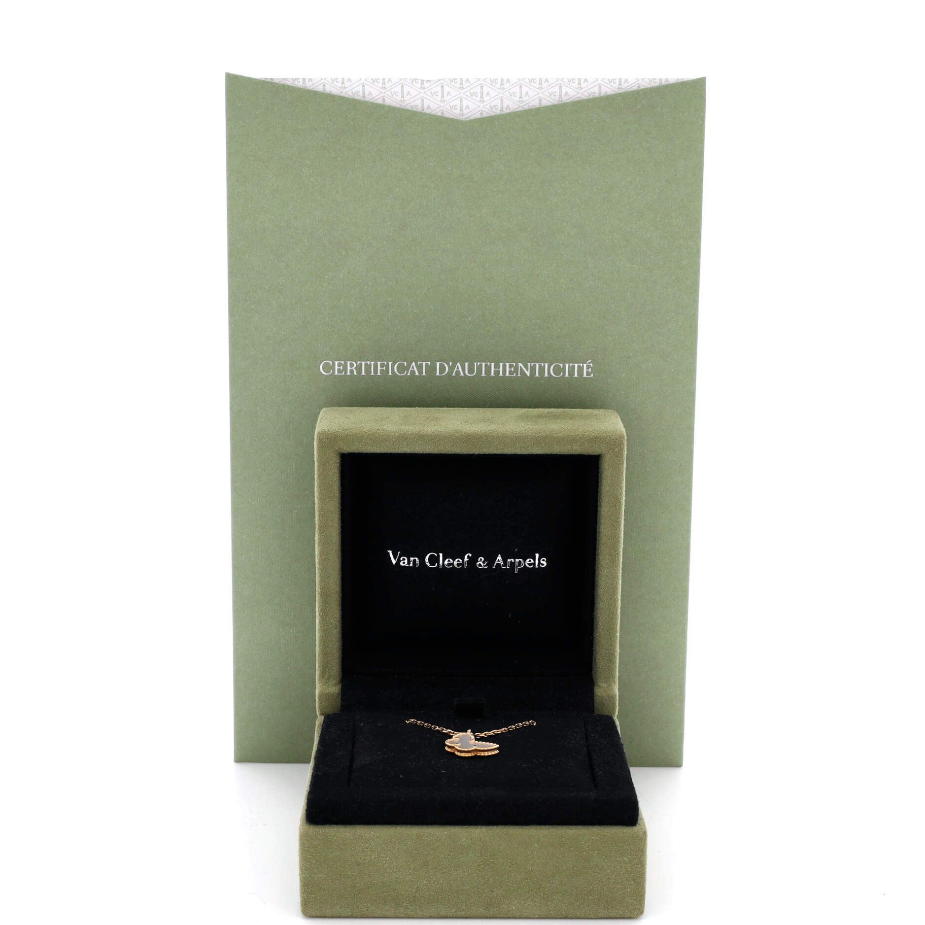Van Cleef & Arpels Sweet Alhambra Butterfly Pendant Necklace Size ONE SIZE - 2 Thumbnail