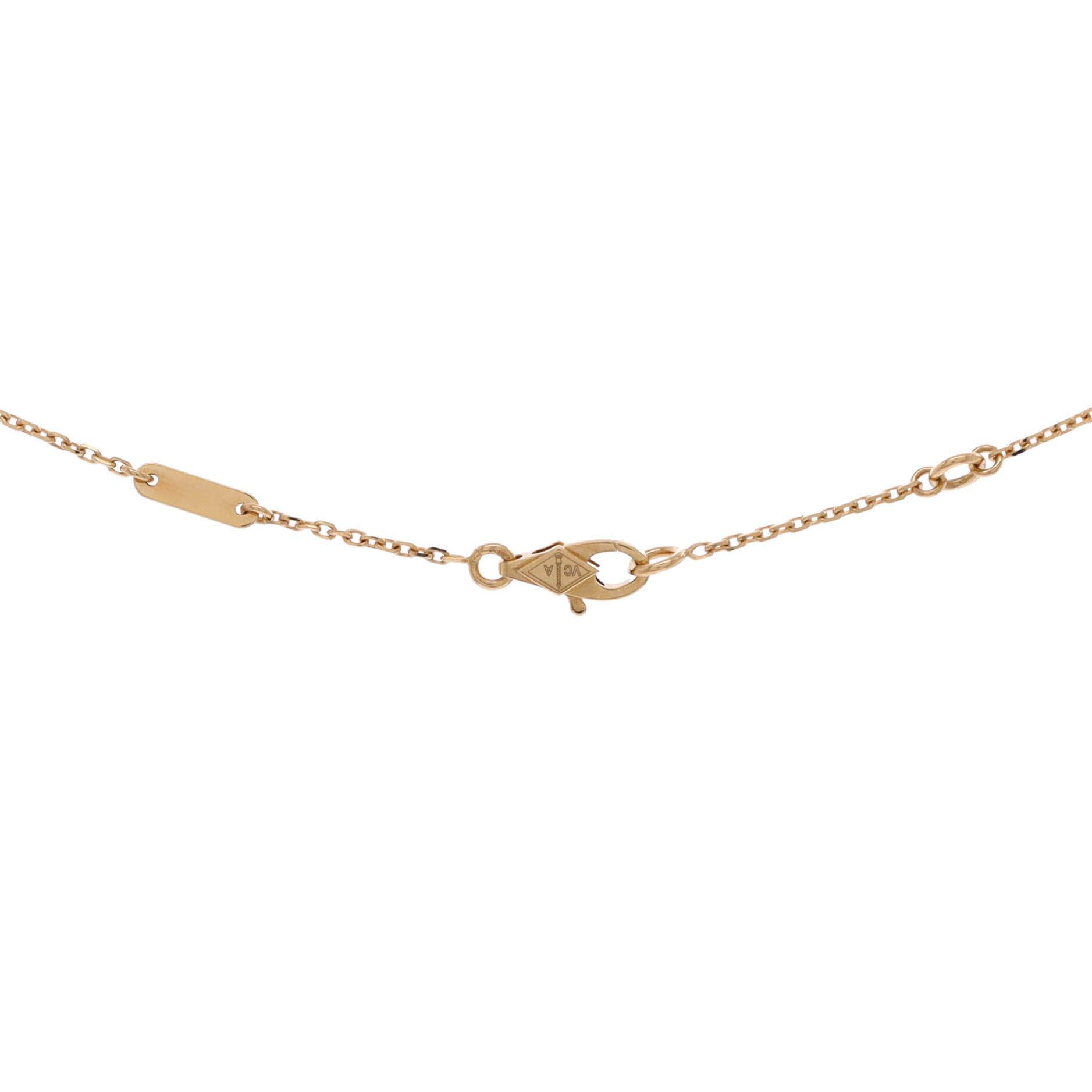 Van Cleef & Arpels Sweet Alhambra Butterfly Pendant Necklace Size ONE SIZE - 4 Thumbnail