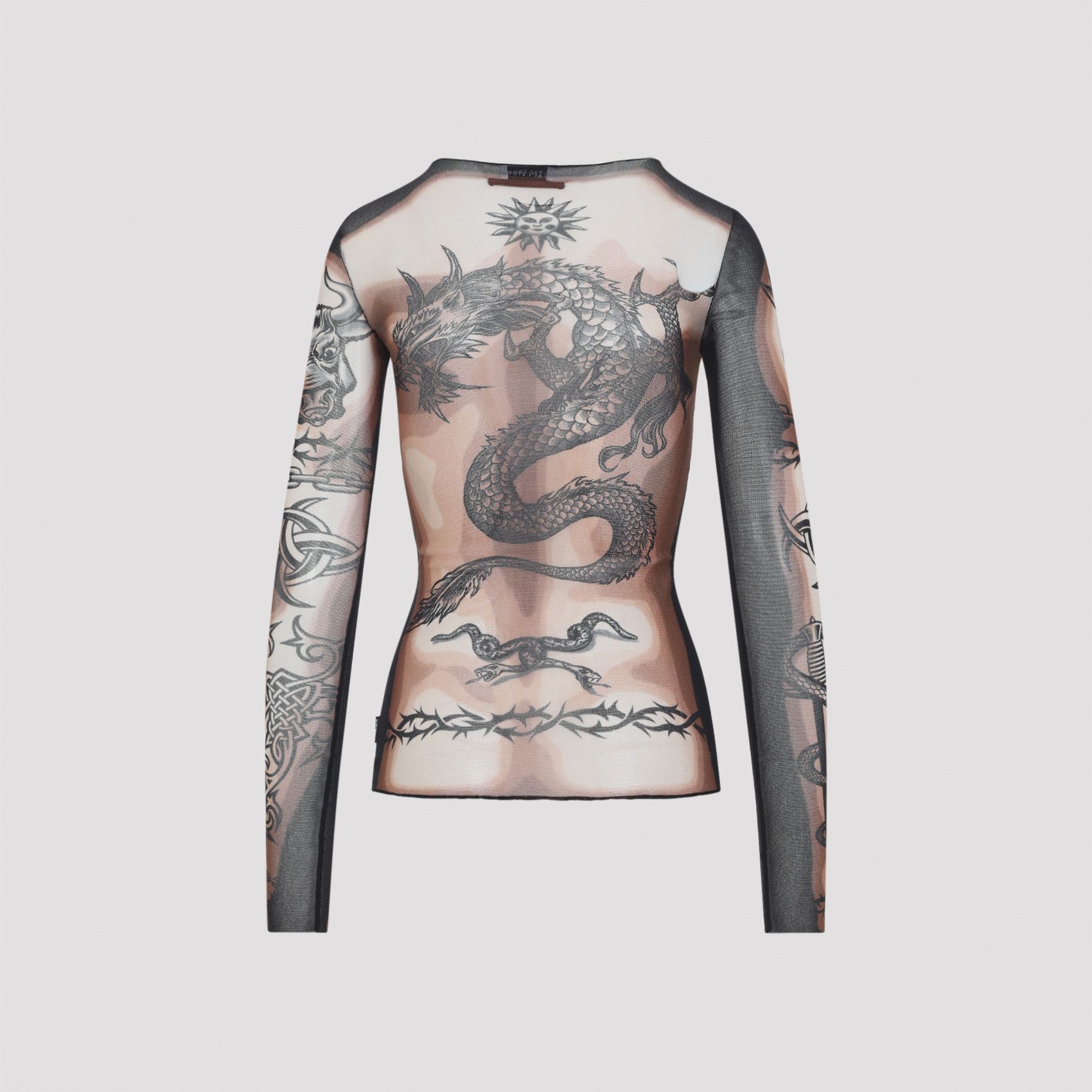 Jean Paul Gaultier Jean Paul Gaultier Safe Sex Tattoo Top Size XS / US 0-2 / IT 36-38 - 2 Thumbnail