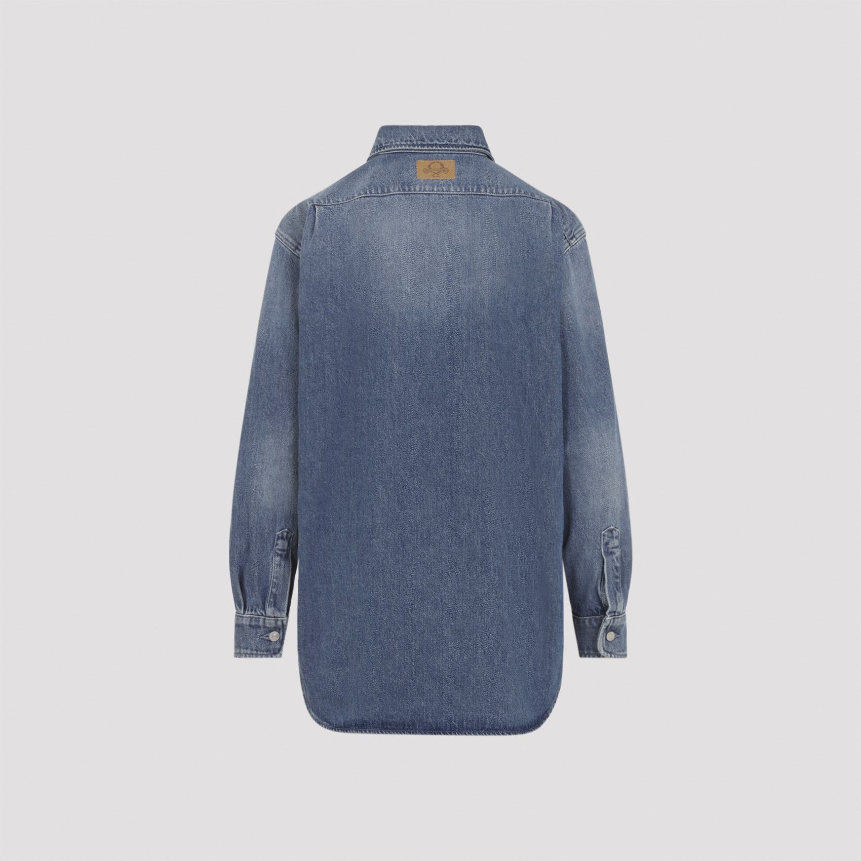 Moschino Moschino Heart Denim Shirt Size M / US 6-8 / IT 42-44 - 2 Thumbnail