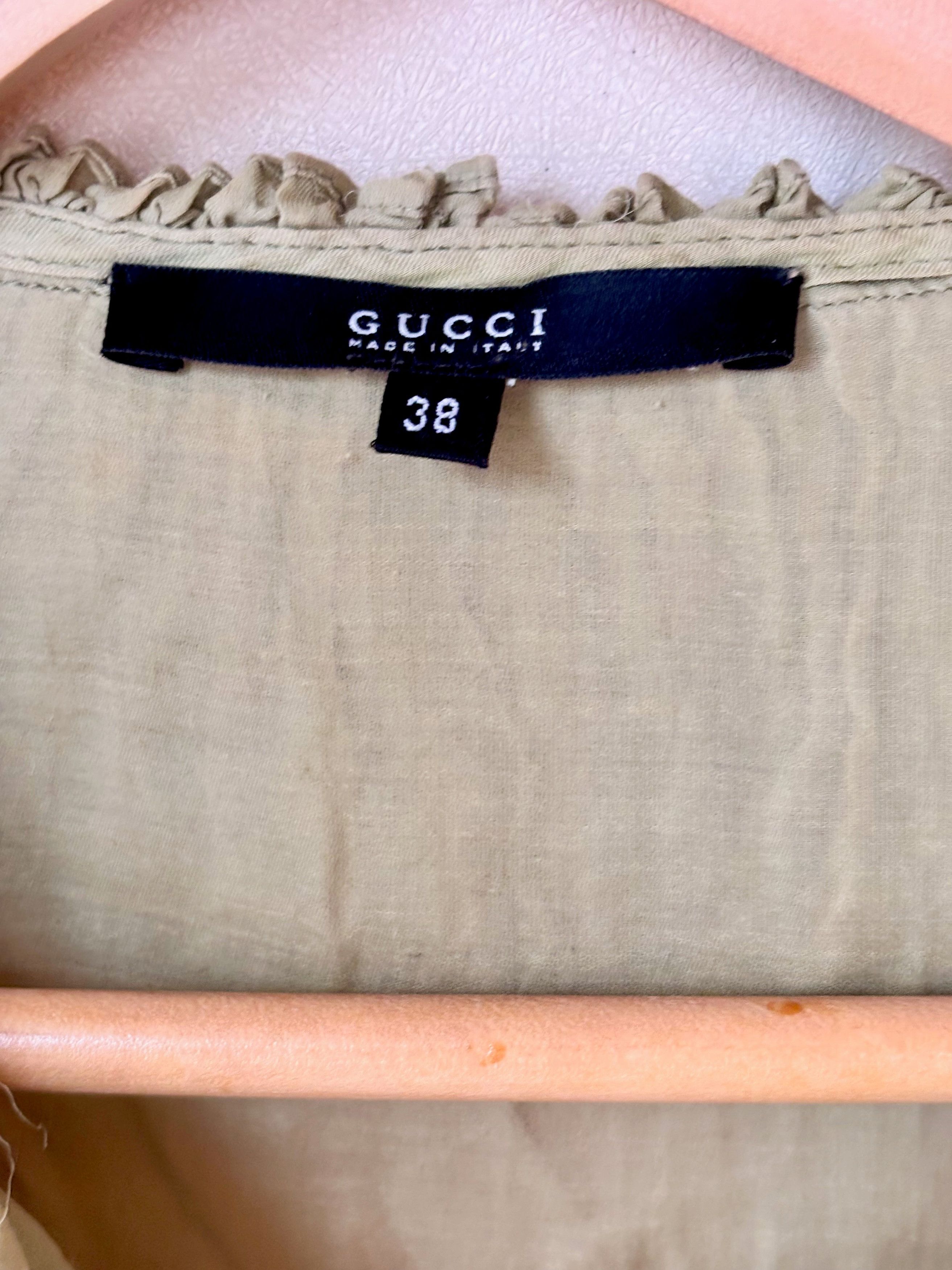 Gucci Blouse à volants Size XS / US 0-2 / IT 36-38 - 3 Thumbnail