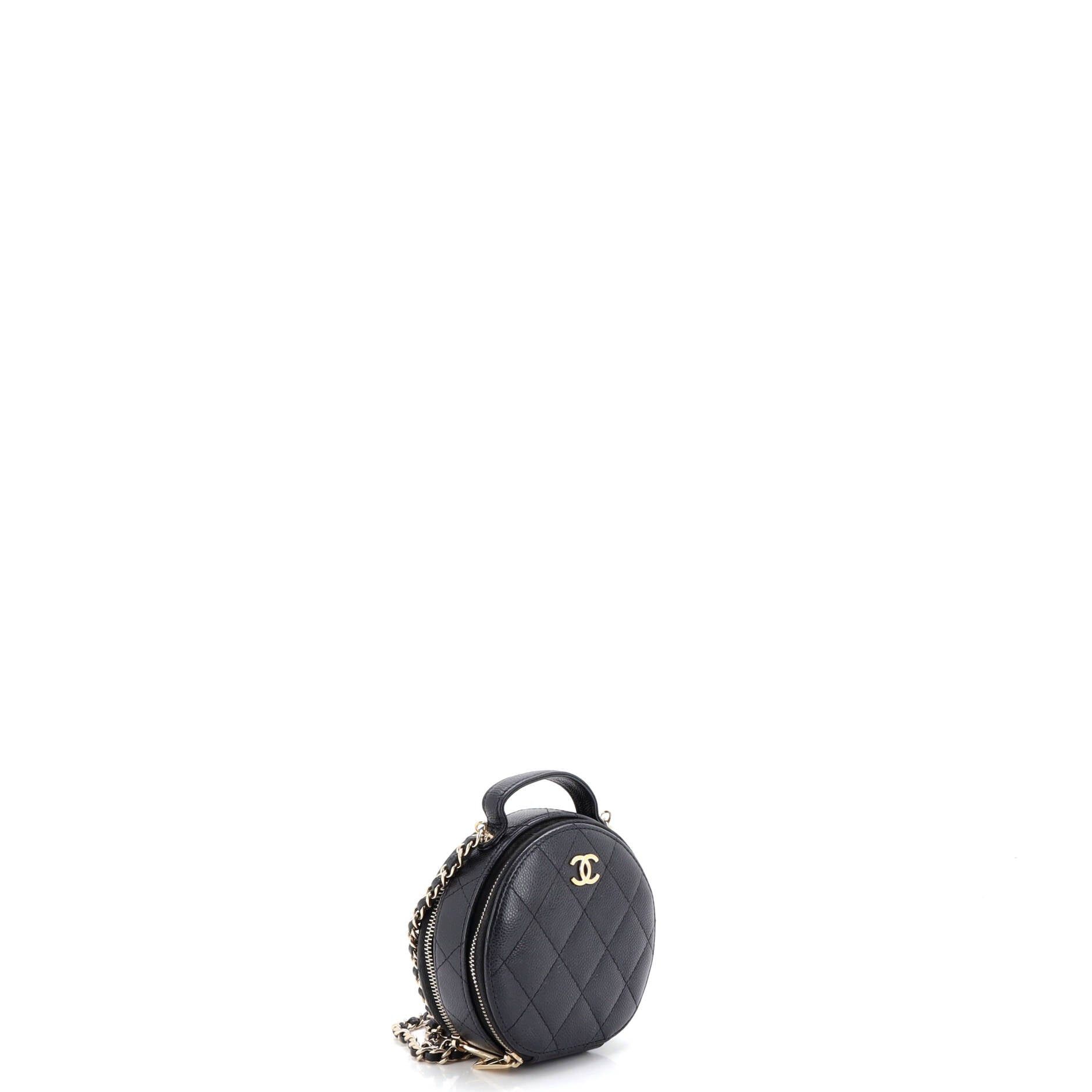 Chanel Handle with Care Round Vanity Case with Chain Size ONE SIZE - 2 Thumbnail