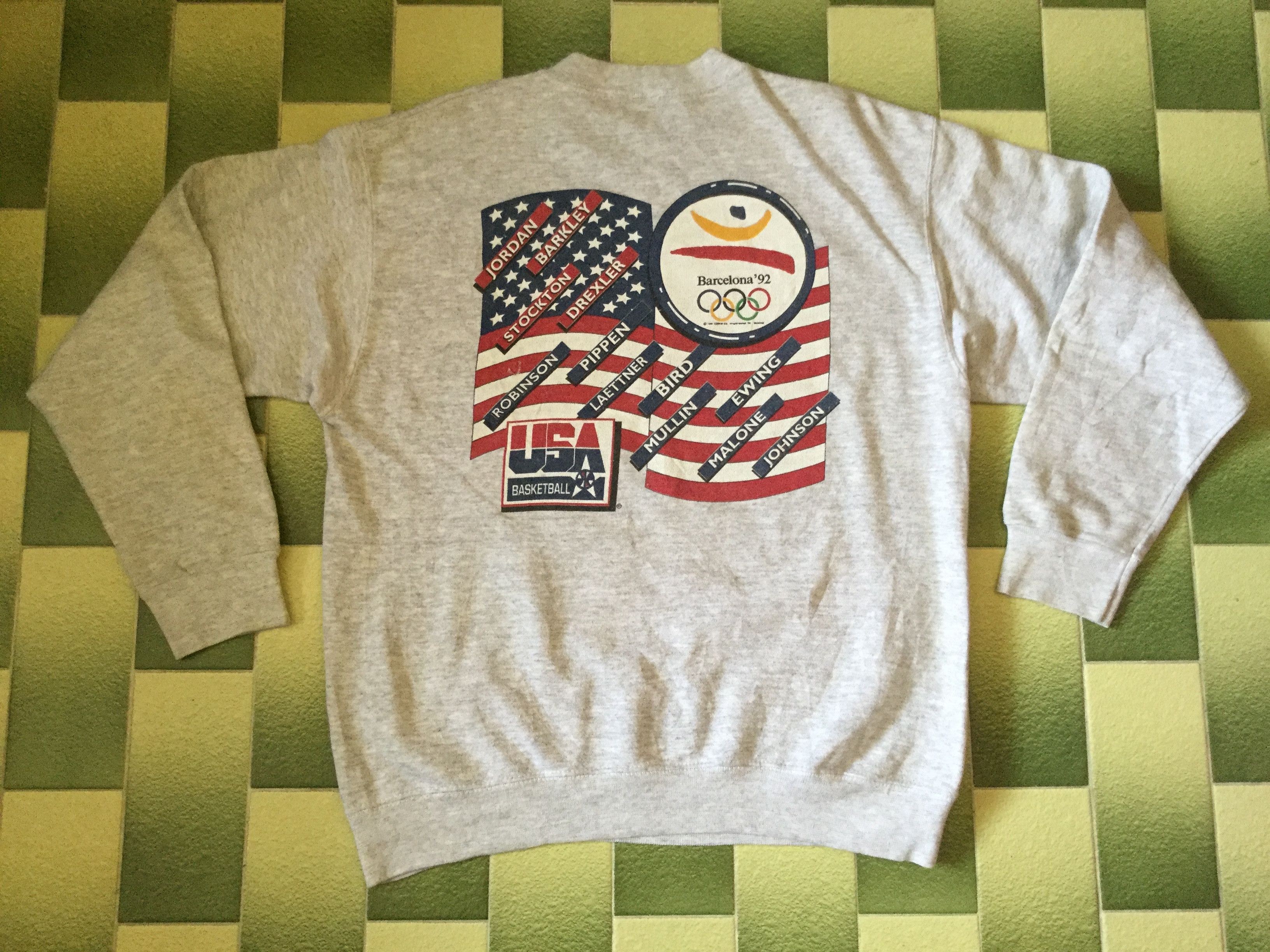 NBA Vintage 90s 1992 Olympic Champions USA Basketball Dream Team Size US L / EU 52-54 / 3 - 3 Thumbnail