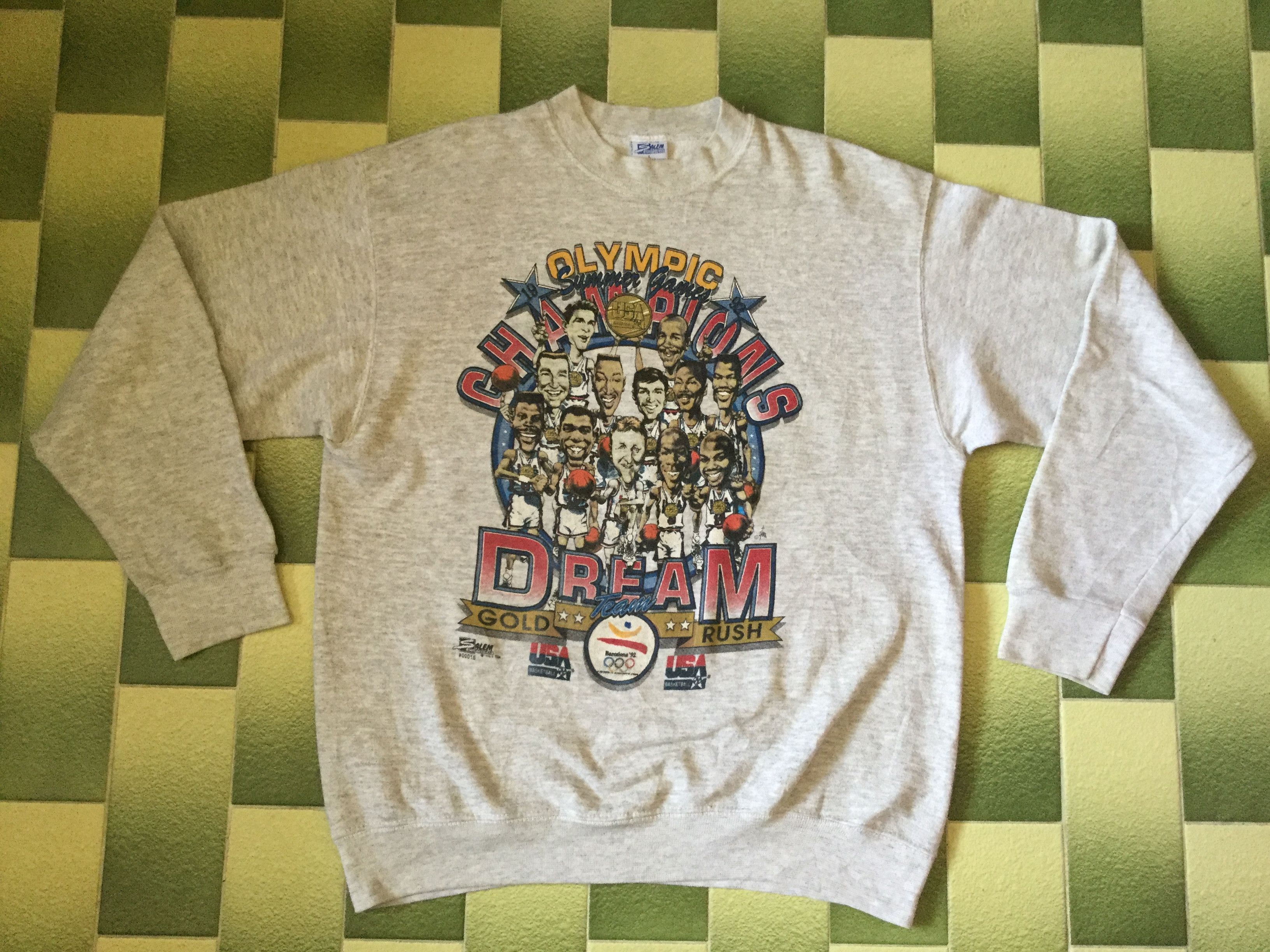 NBA Vintage 90s 1992 Olympic Champions USA Basketball Dream Team Size US L / EU 52-54 / 3 - 1 Thumbnail