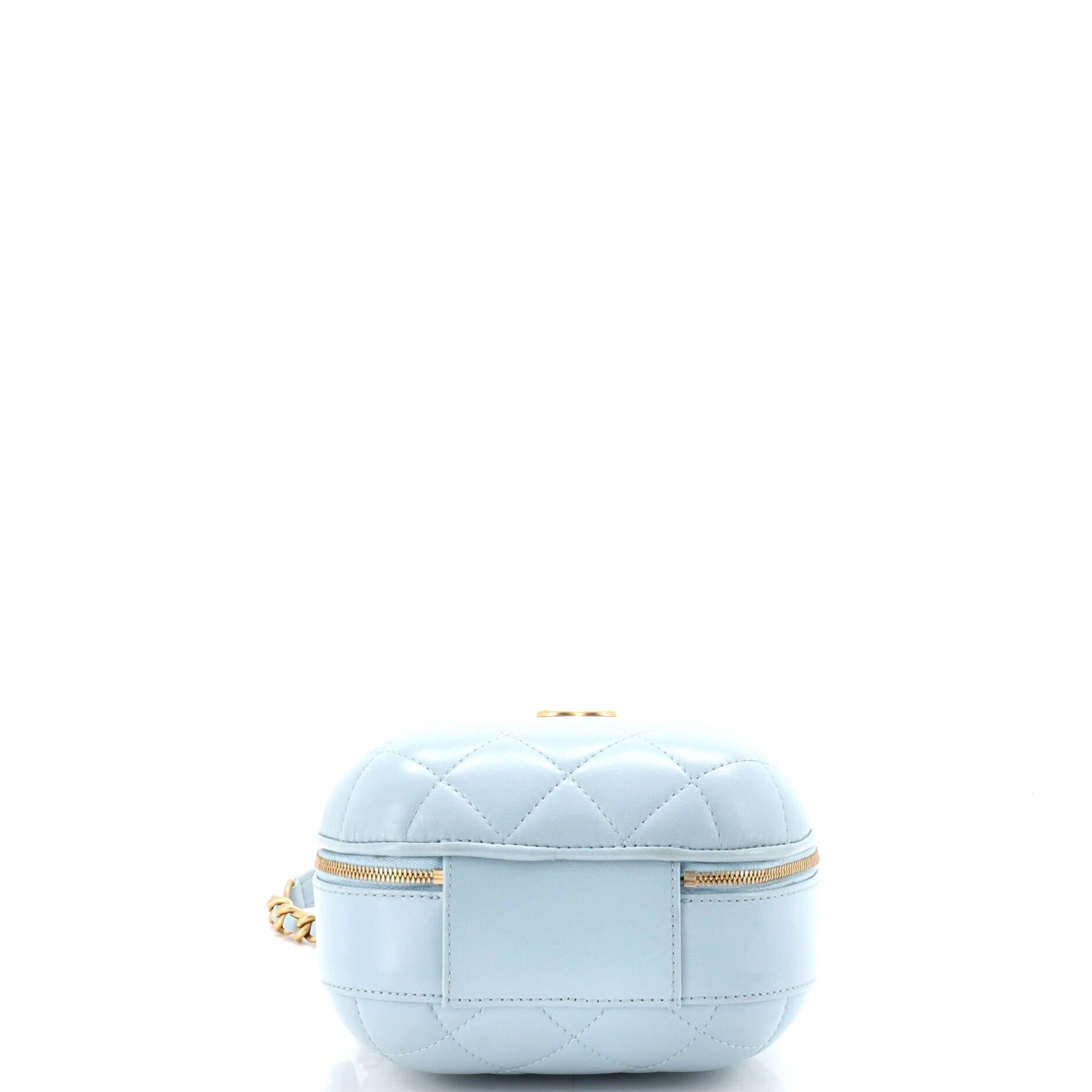 Chanel CC Bubble Top Handle Vanity Case with Chain Size ONE SIZE - 4 Thumbnail