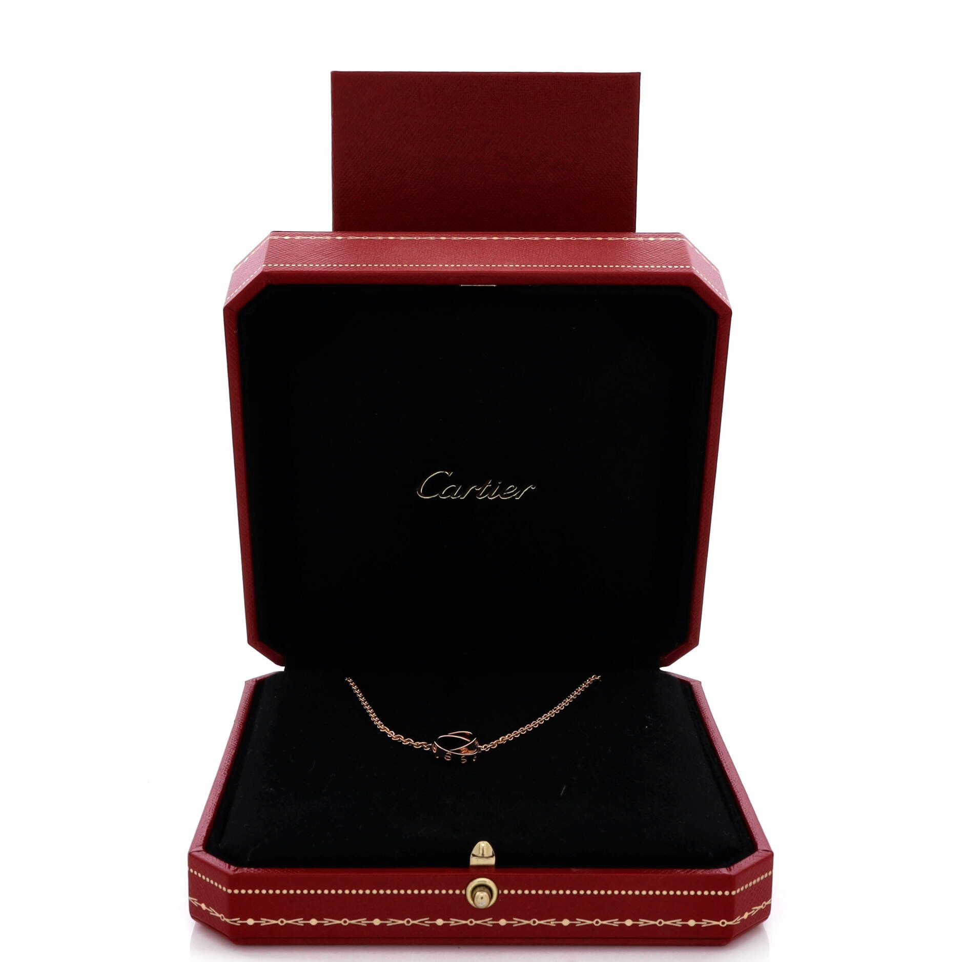 Cartier Love Interlocking Necklace Size ONE SIZE - 2 Thumbnail