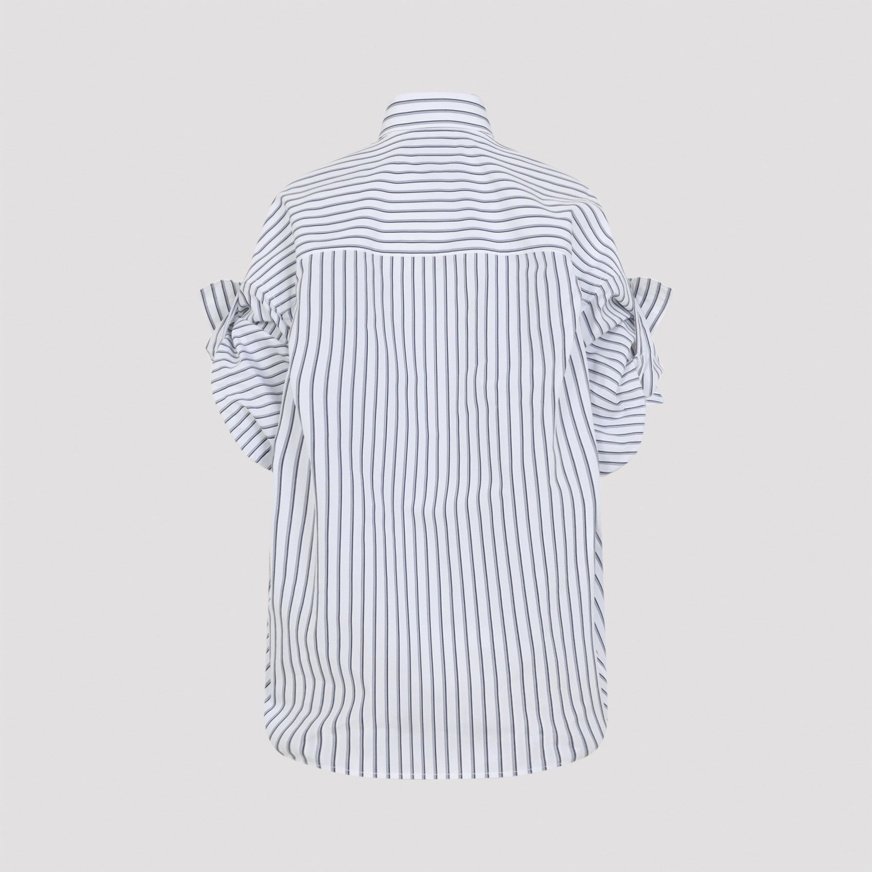 Balenciaga Balenciaga Tucked Sleeve Shirt Size S / US 4 / IT 40 - 2 Thumbnail