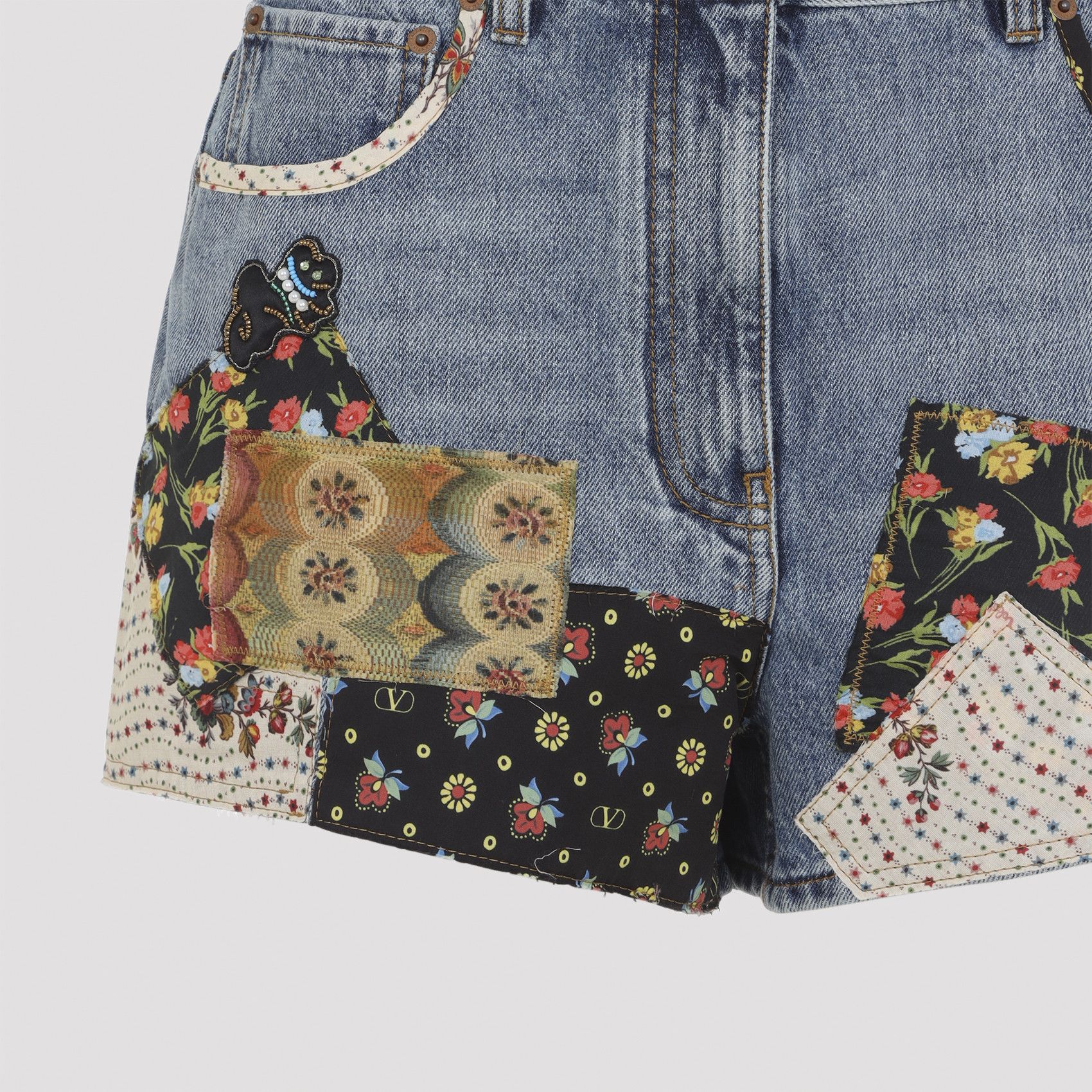 Valentino Valentino Patchwork Pants Size 27" / US 4 / IT 40 - 3 Thumbnail