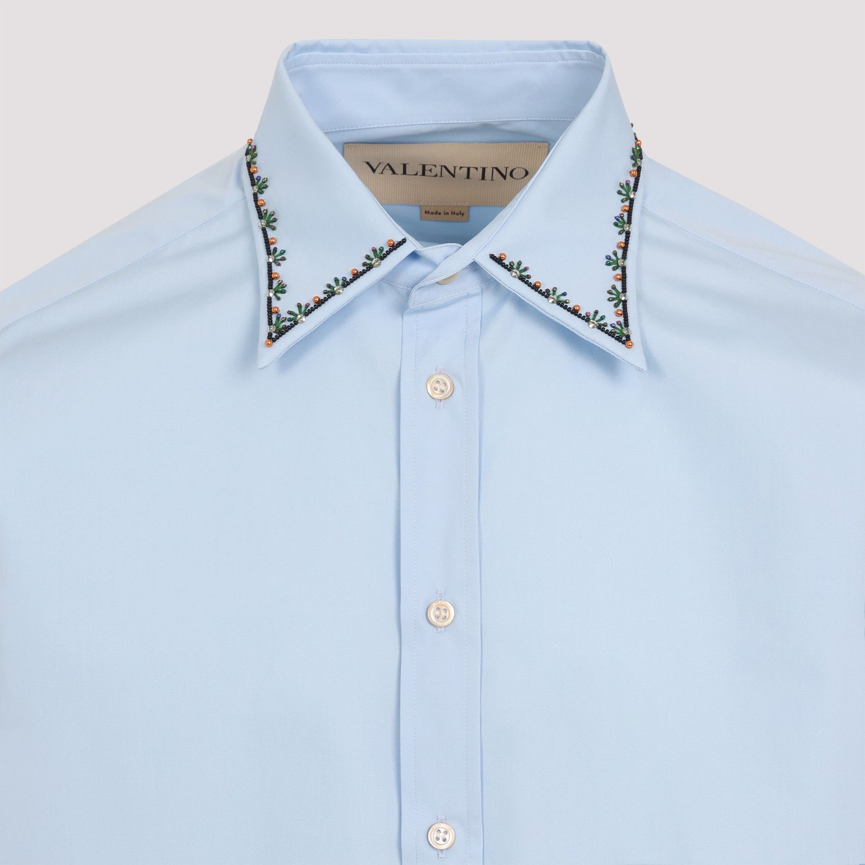 Valentino Valentino Embroidered Shirt Size US XL / EU 56 / 4 - 3 Thumbnail
