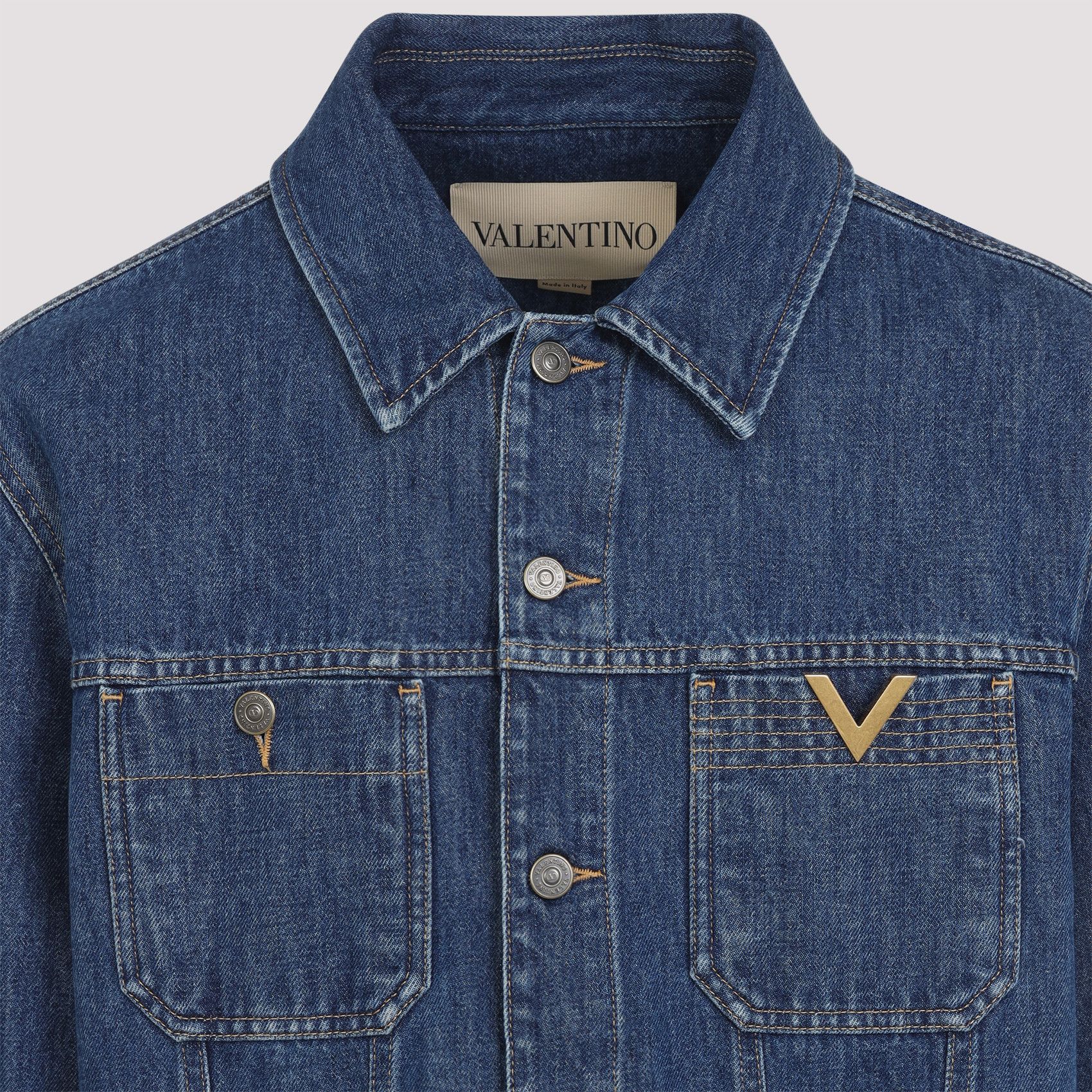 Valentino Valentino Cotton Jacket Size US L / EU 52-54 / 3 - 3 Thumbnail