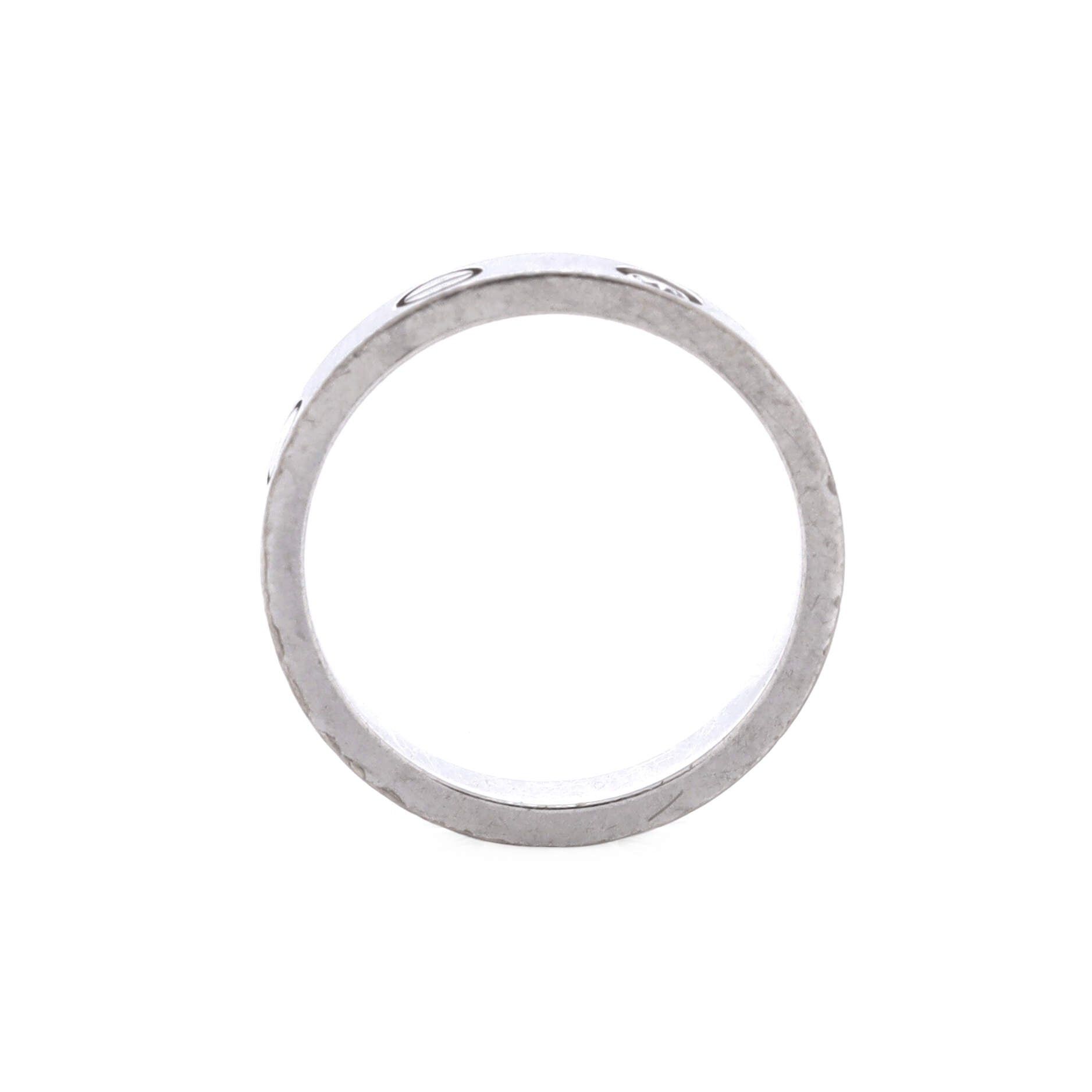 Cartier Love Wedding Band 1 Diamond Ring Size ONE SIZE - 3 Thumbnail