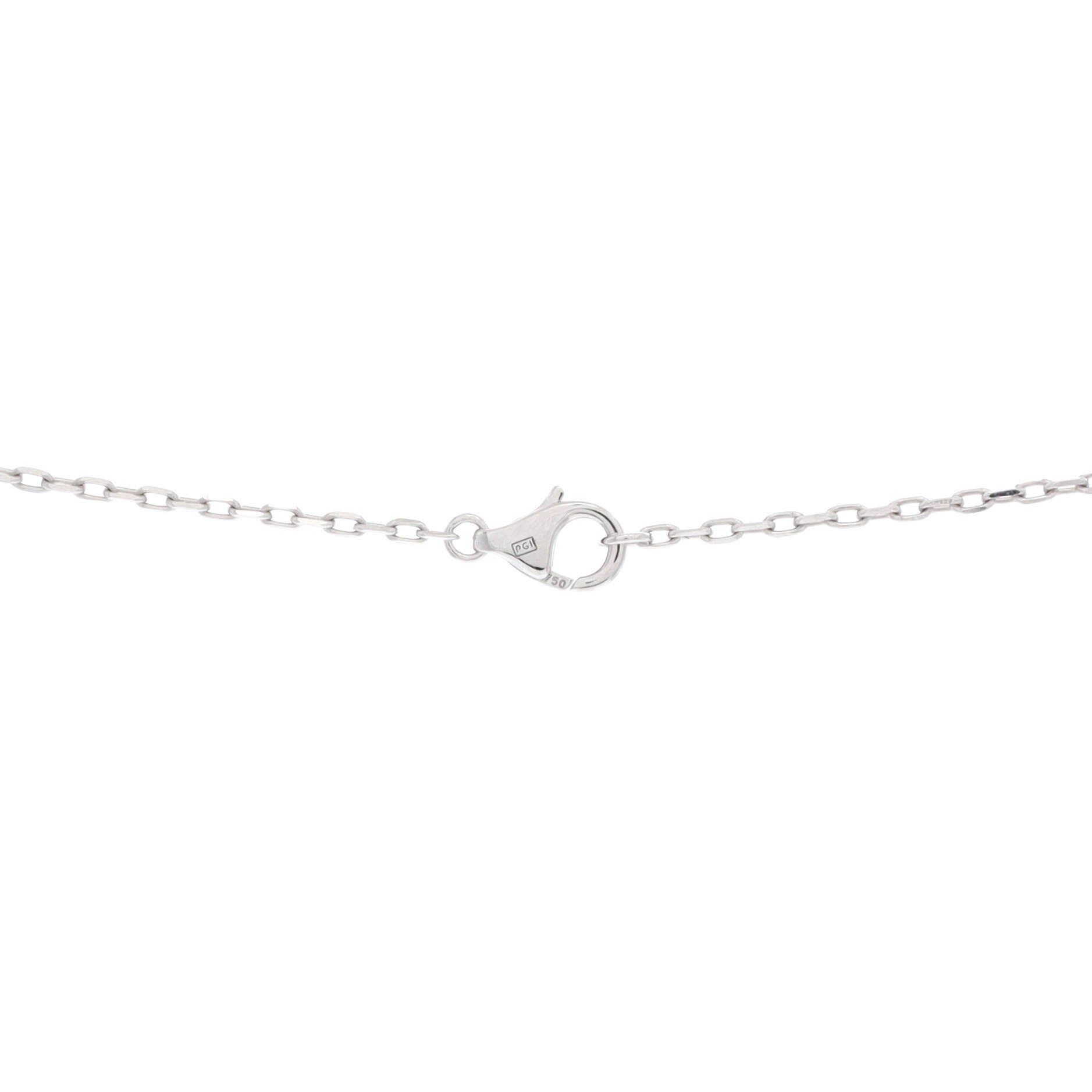 Cartier Love Interlocking Pave Necklace Size ONE SIZE - 3 Thumbnail