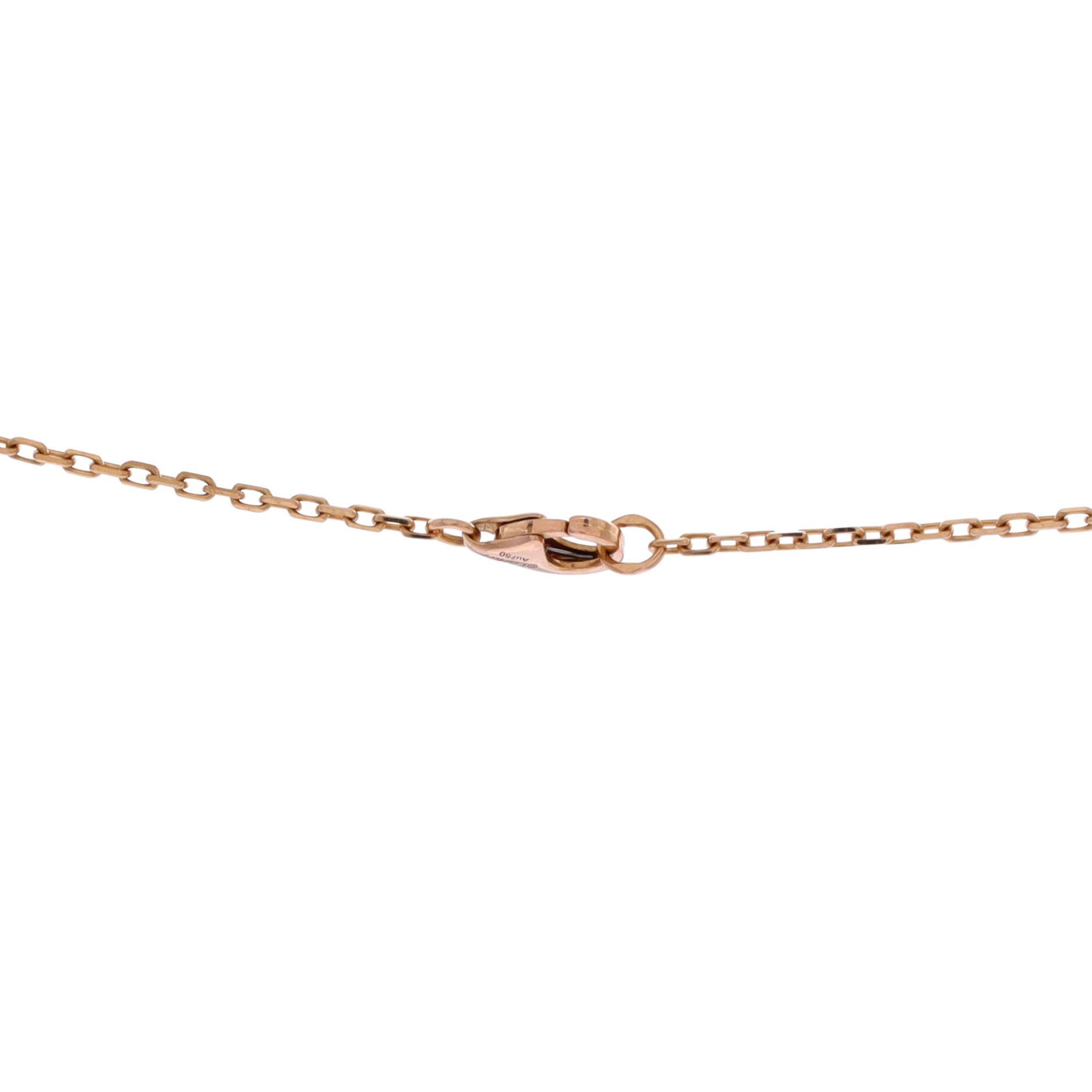 Cartier Love Interlocking Pave Necklace Size ONE SIZE - 3 Thumbnail
