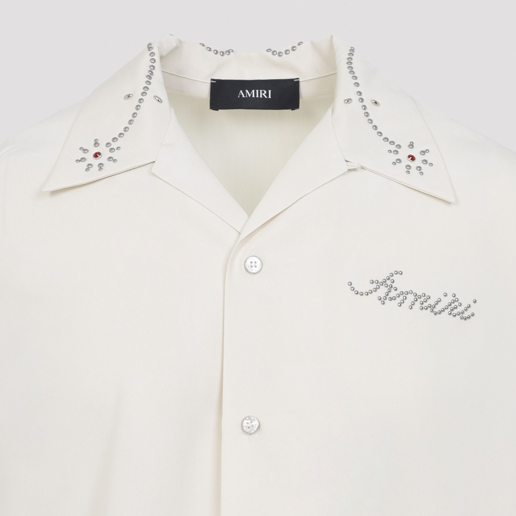 Amiri Amiri Studded Camp Shirt Size US L / EU 52-54 / 3 - 3 Thumbnail