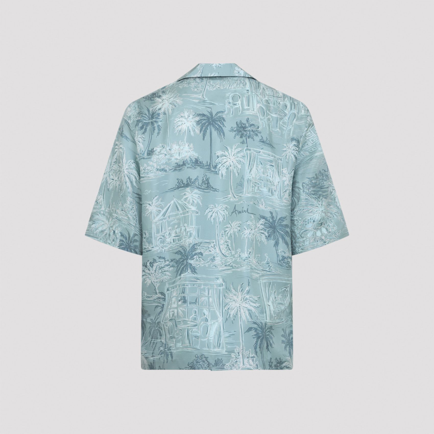 Amiri Amiri Chateau Sketch Bowling Shirt Size US L / EU 52-54 / 3 - 2 Thumbnail