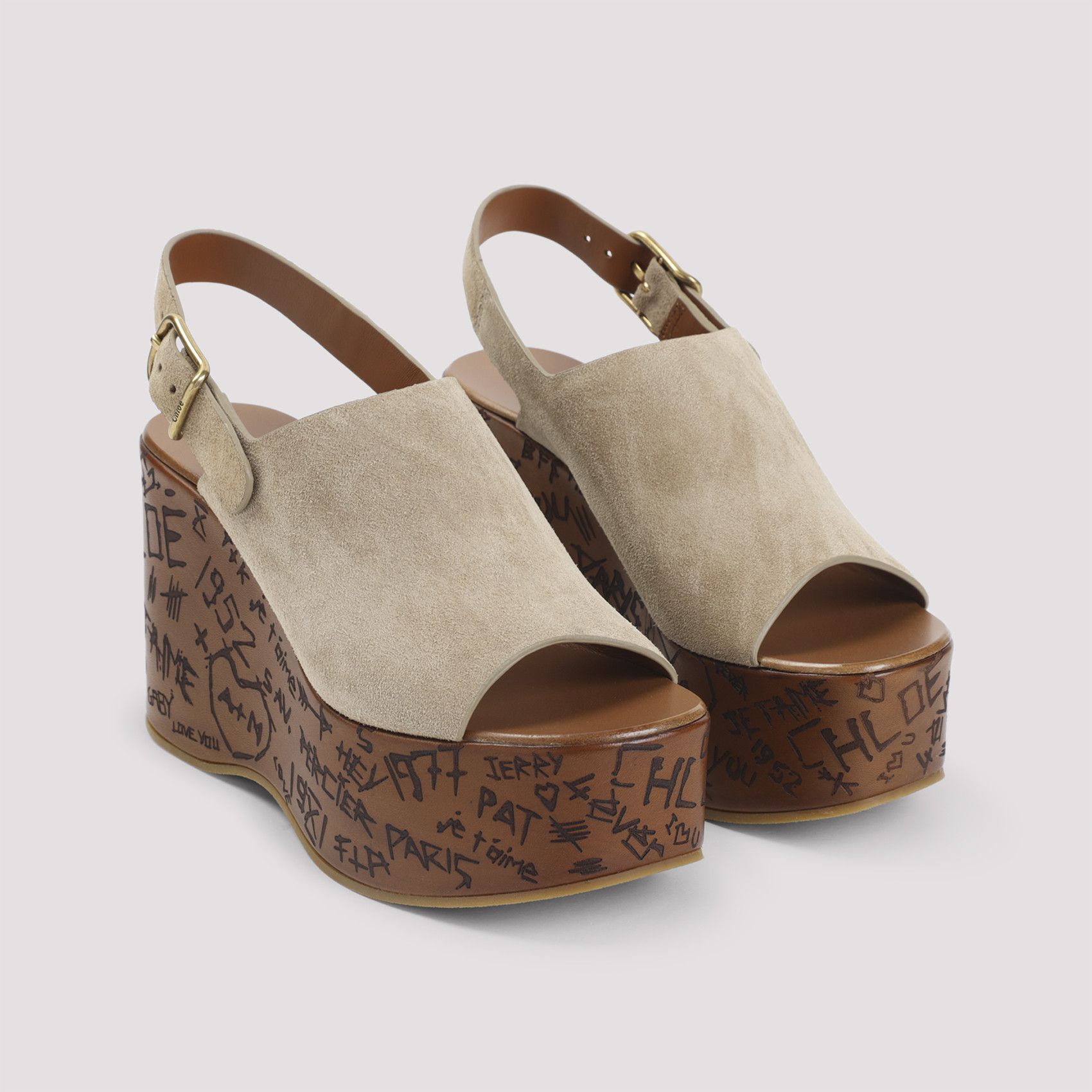 Chloe Chloe Maxime Wedges Sandals Size US 6 / IT 36 - 3 Thumbnail