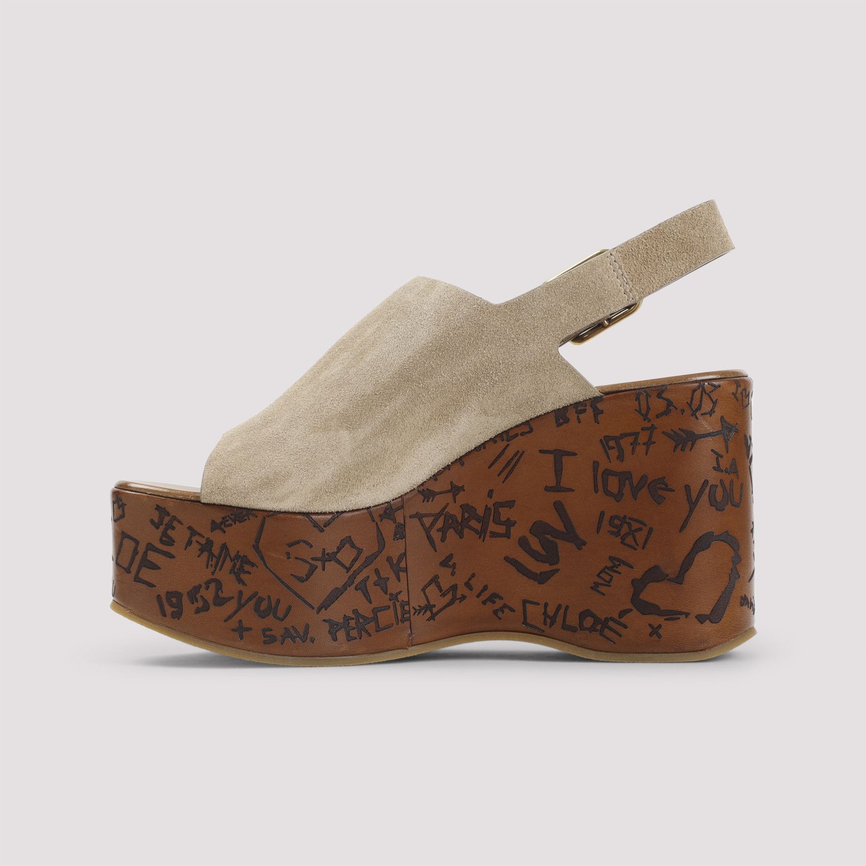 Chloe Chloe Maxime Wedges Sandals Size US 7 / IT 37 - 2 Thumbnail