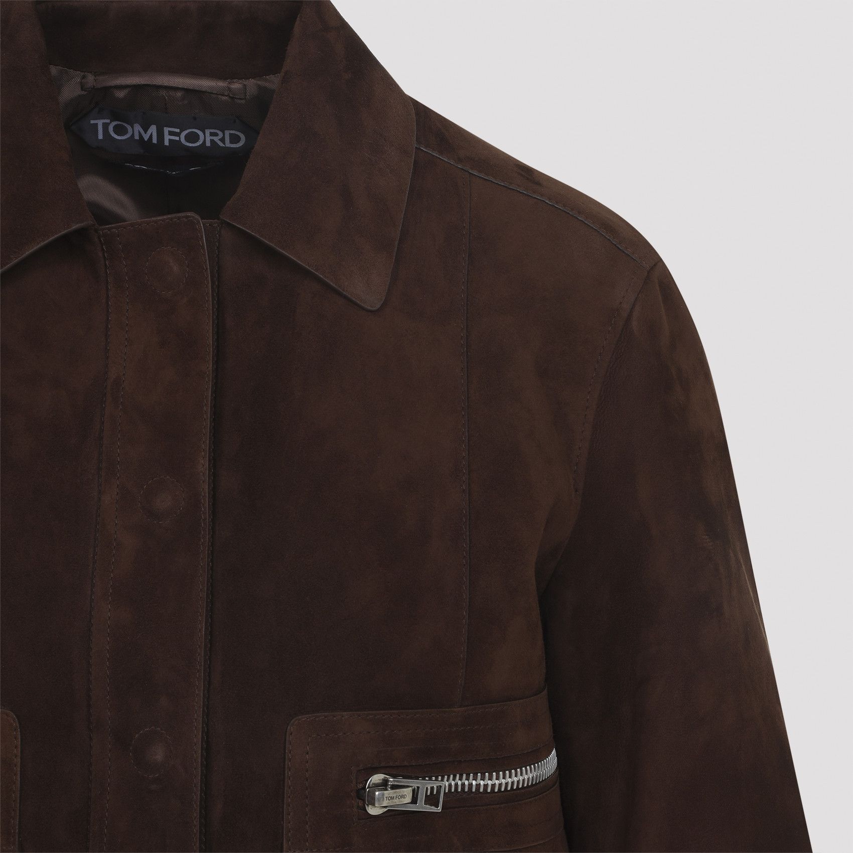 Tom Ford Tom Ford Lamb Suede Bomber Jacket Size M / US 6-8 / IT 42-44 - 3 Thumbnail