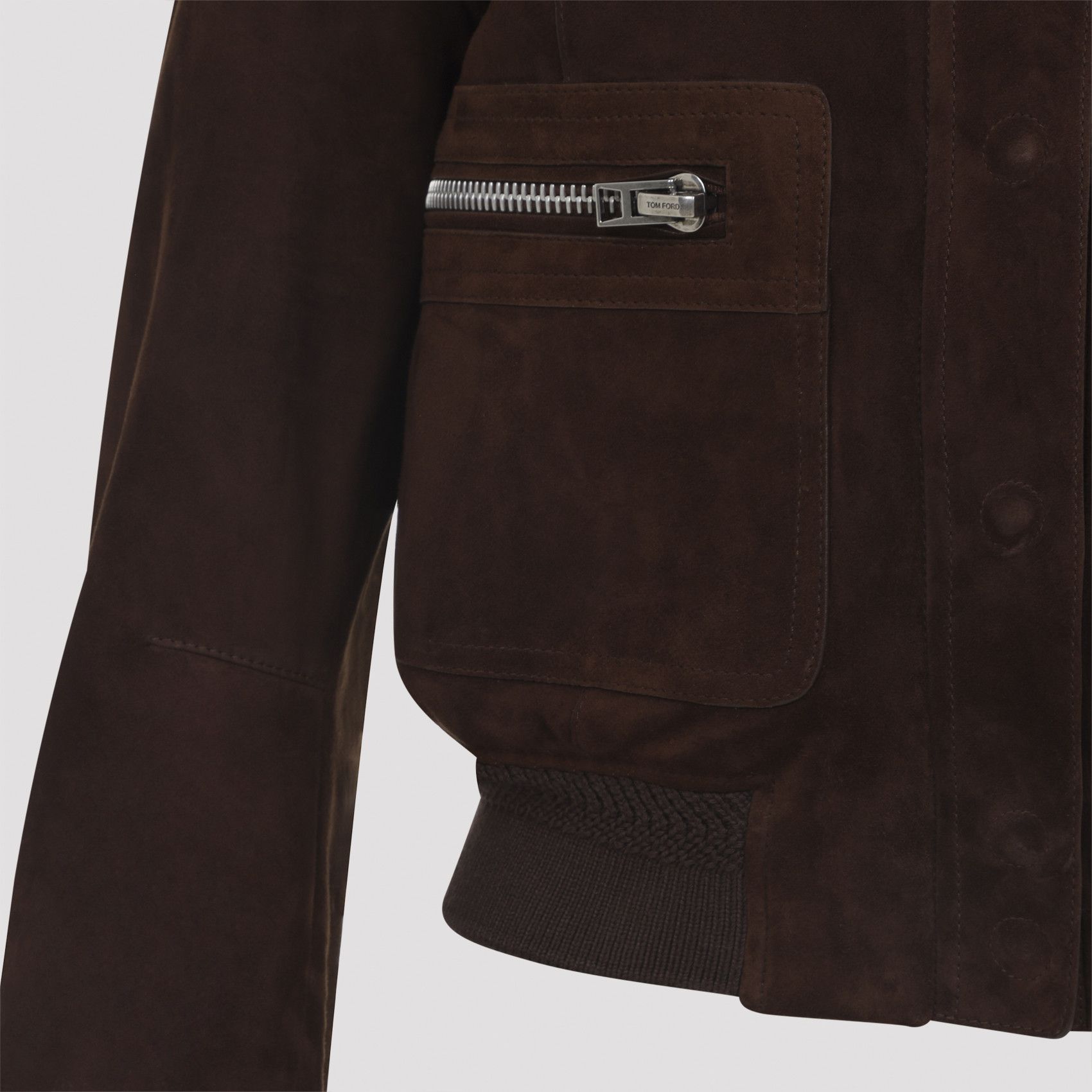 Tom Ford Tom Ford Lamb Suede Bomber Jacket Size M / US 6-8 / IT 42-44 - 4 Thumbnail