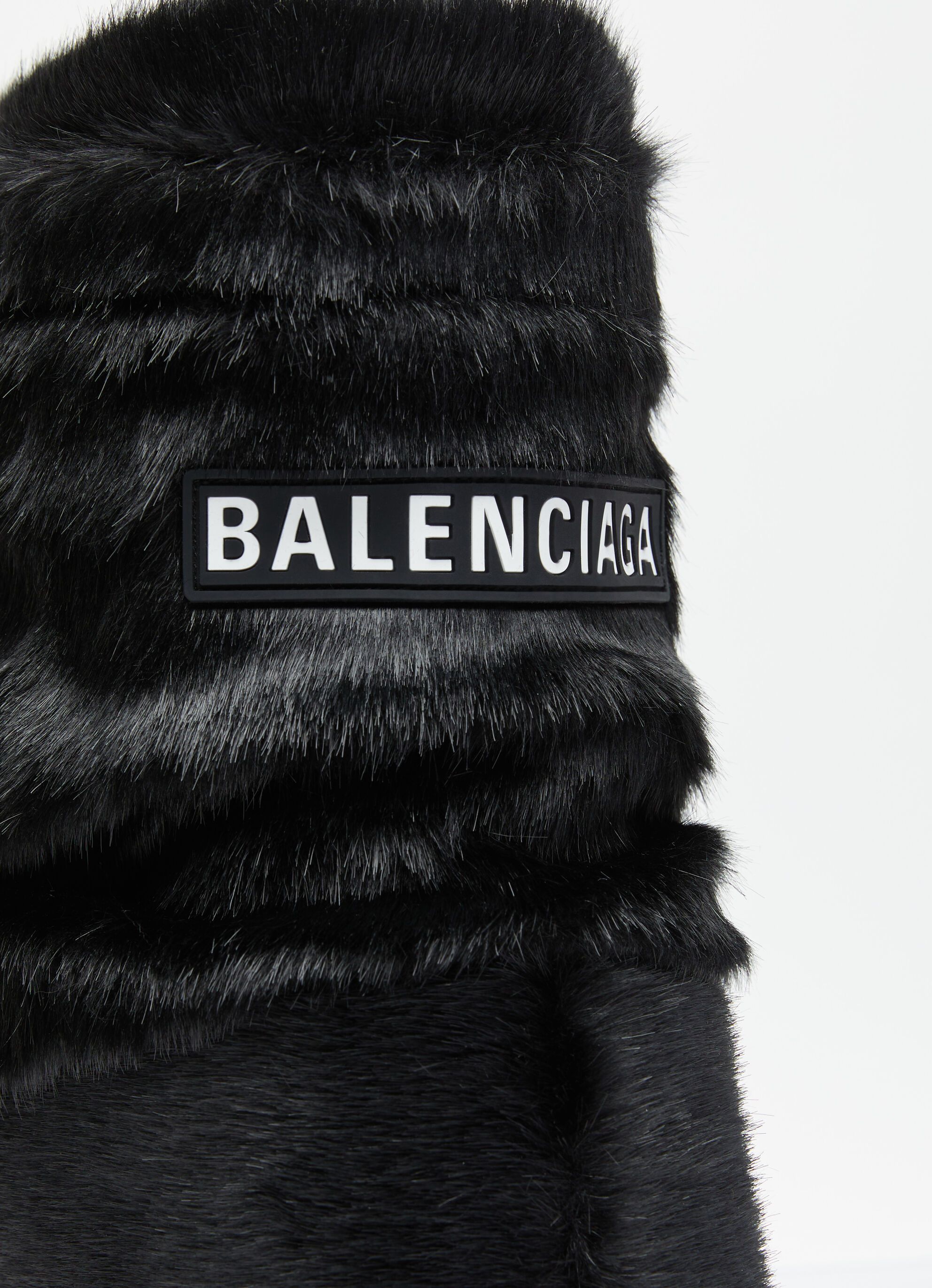 Balenciaga Black Alaska Fake Mink Fur Low Boots Size US 12 / IT 42 - 5 Thumbnail