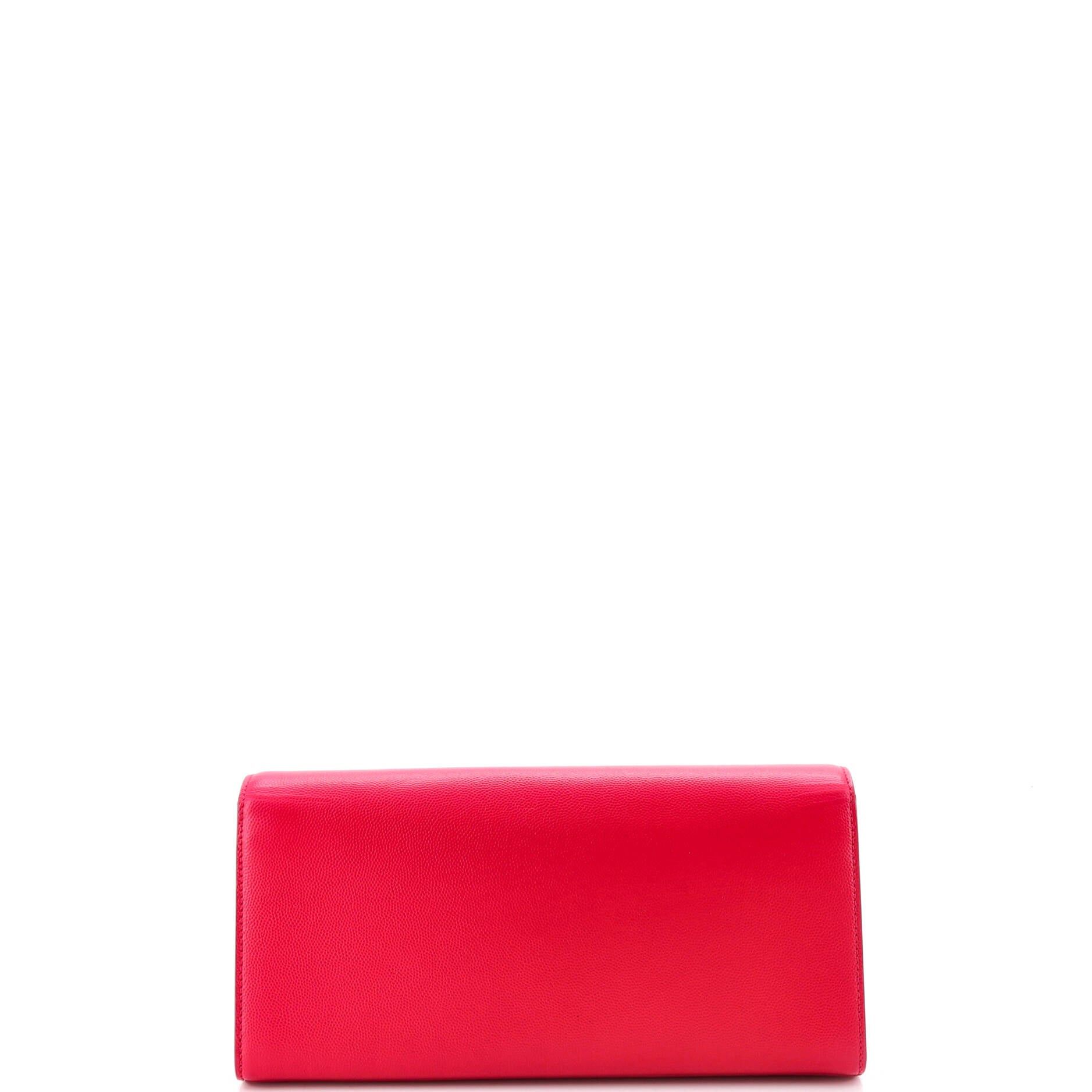 Saint Laurent Paris Classic Monogram Clutch Size ONE SIZE - 3 Thumbnail