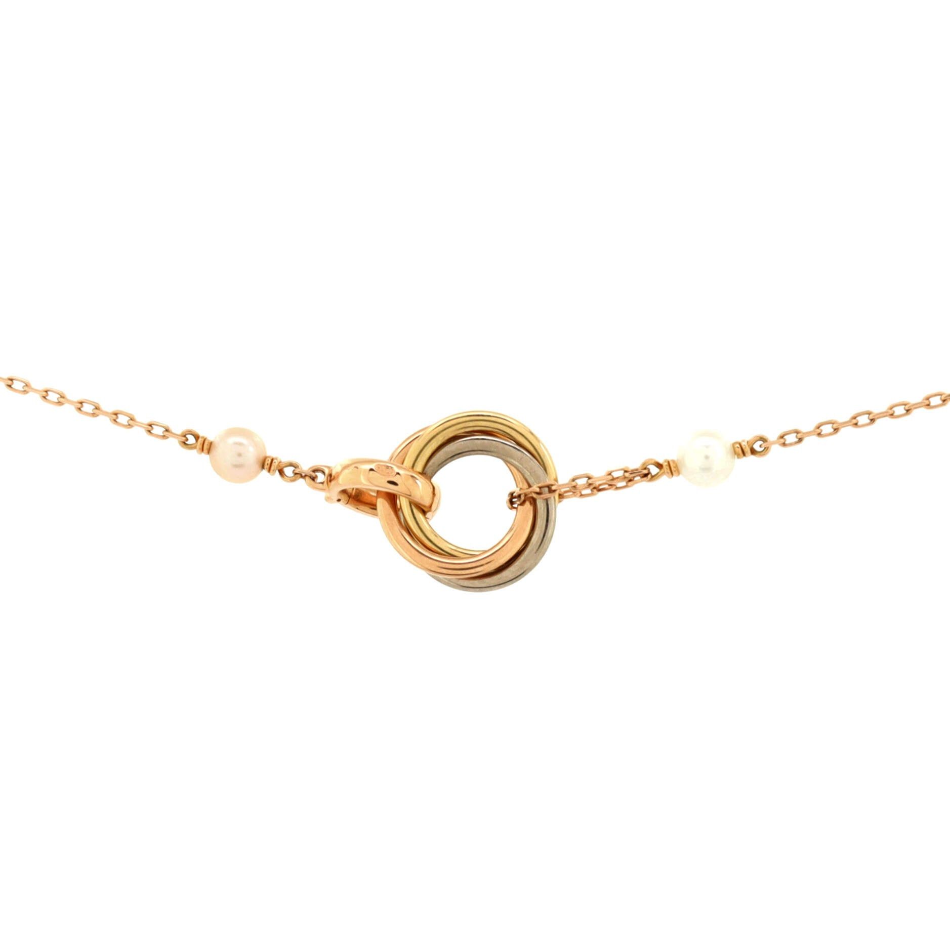 Cartier Trinity Station Long Necklace Size ONE SIZE - 3 Thumbnail