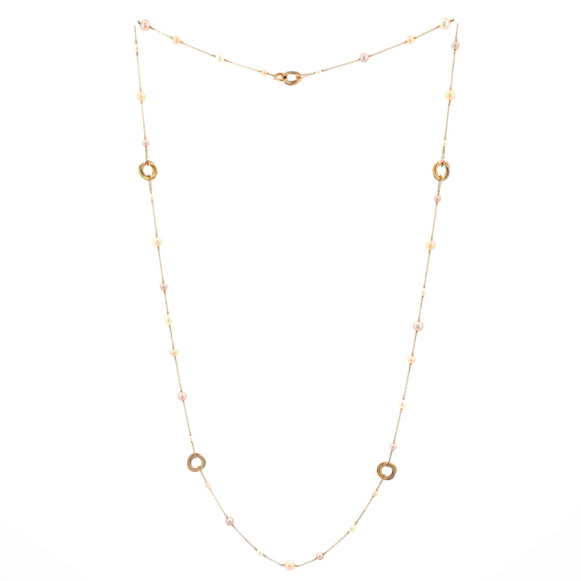 Cartier Trinity Station Long Necklace Size ONE SIZE - 2 Thumbnail