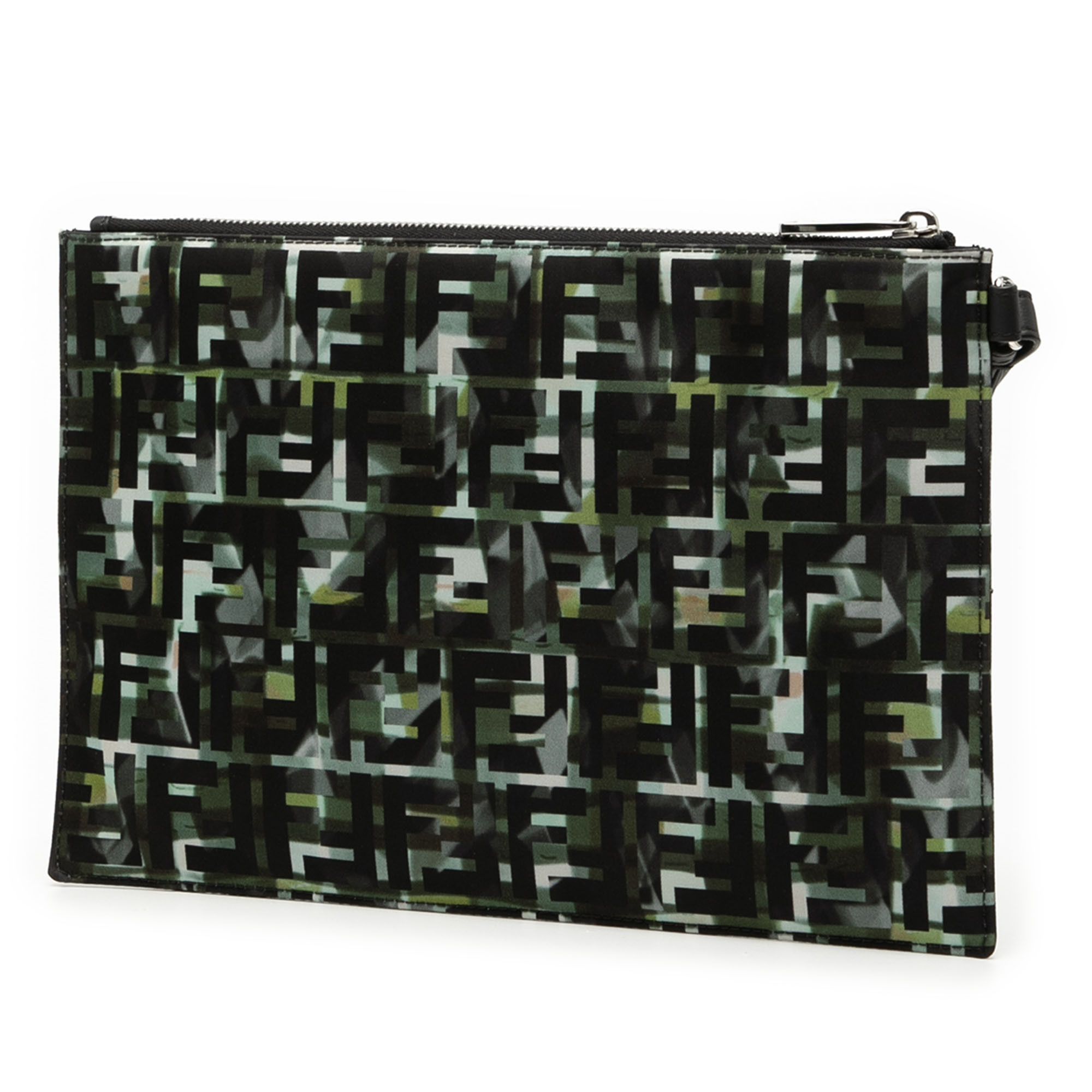 Fendi Fendi FF 1974 Nylon Camouflage Wristlet Pouch Size ONE SIZE - 2 Thumbnail