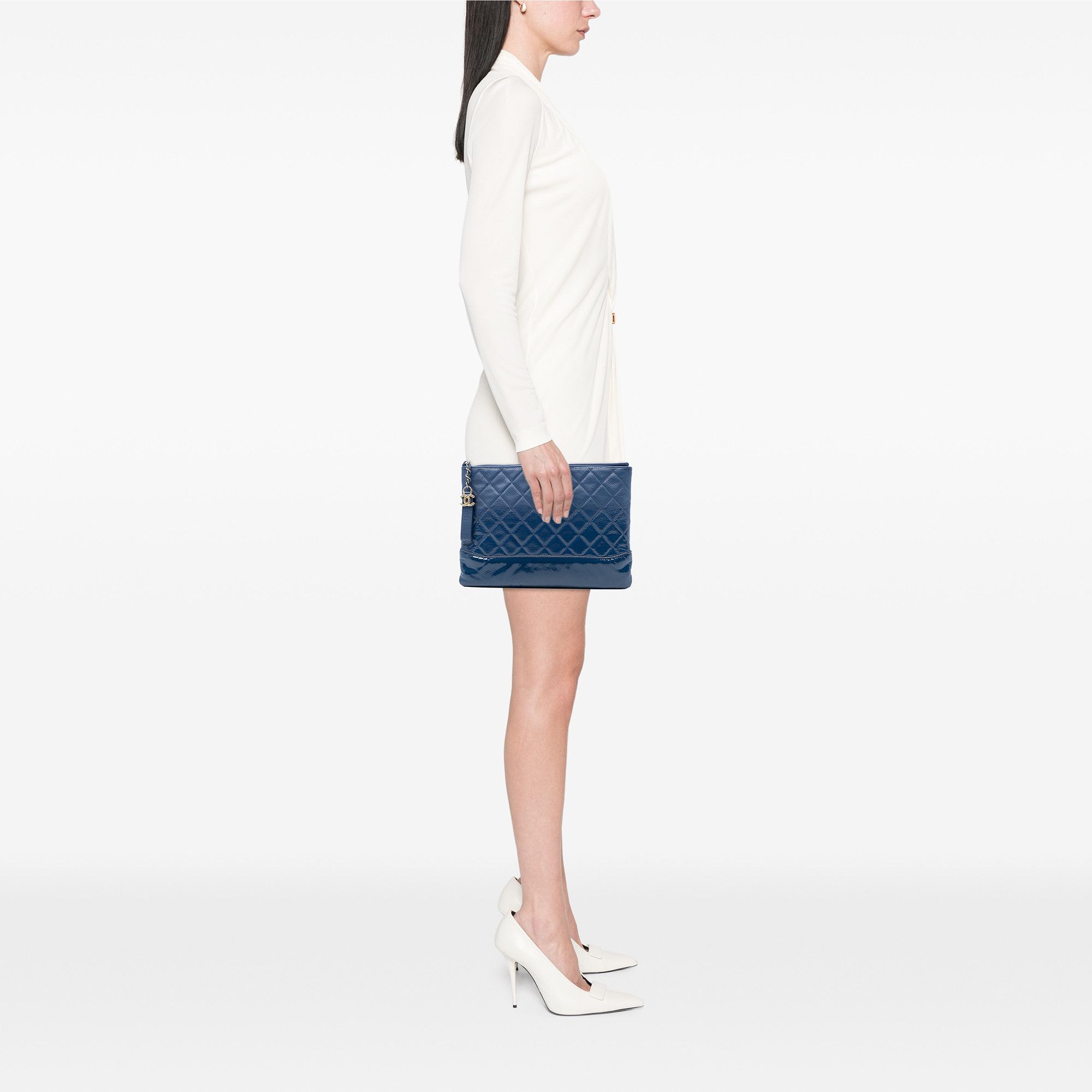 Chanel Chanel Medium Aged Calfskin Gabrielle O Case Clutch Size ONE SIZE - 7 Thumbnail