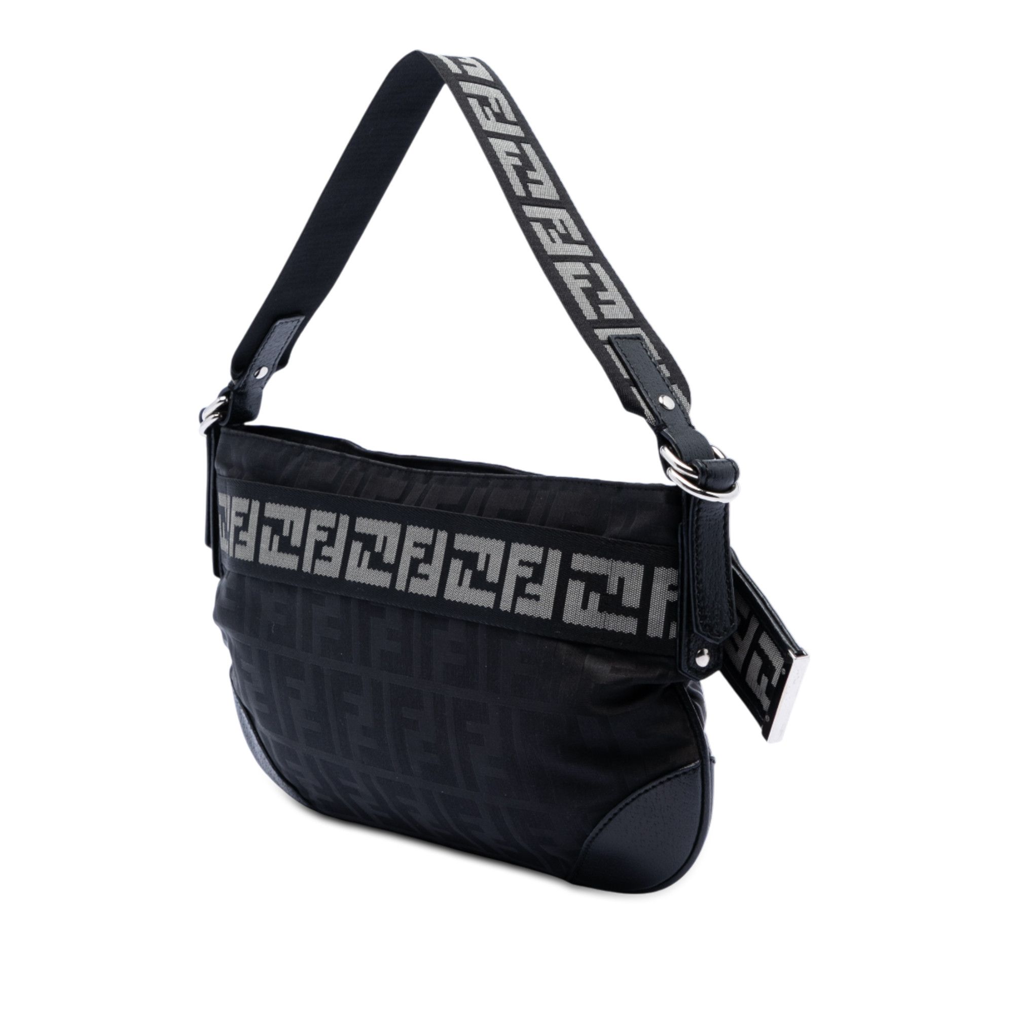 Fendi Fendi Zucca Nylon Zip Code Shoulder Bag Size ONE SIZE - 2 Thumbnail