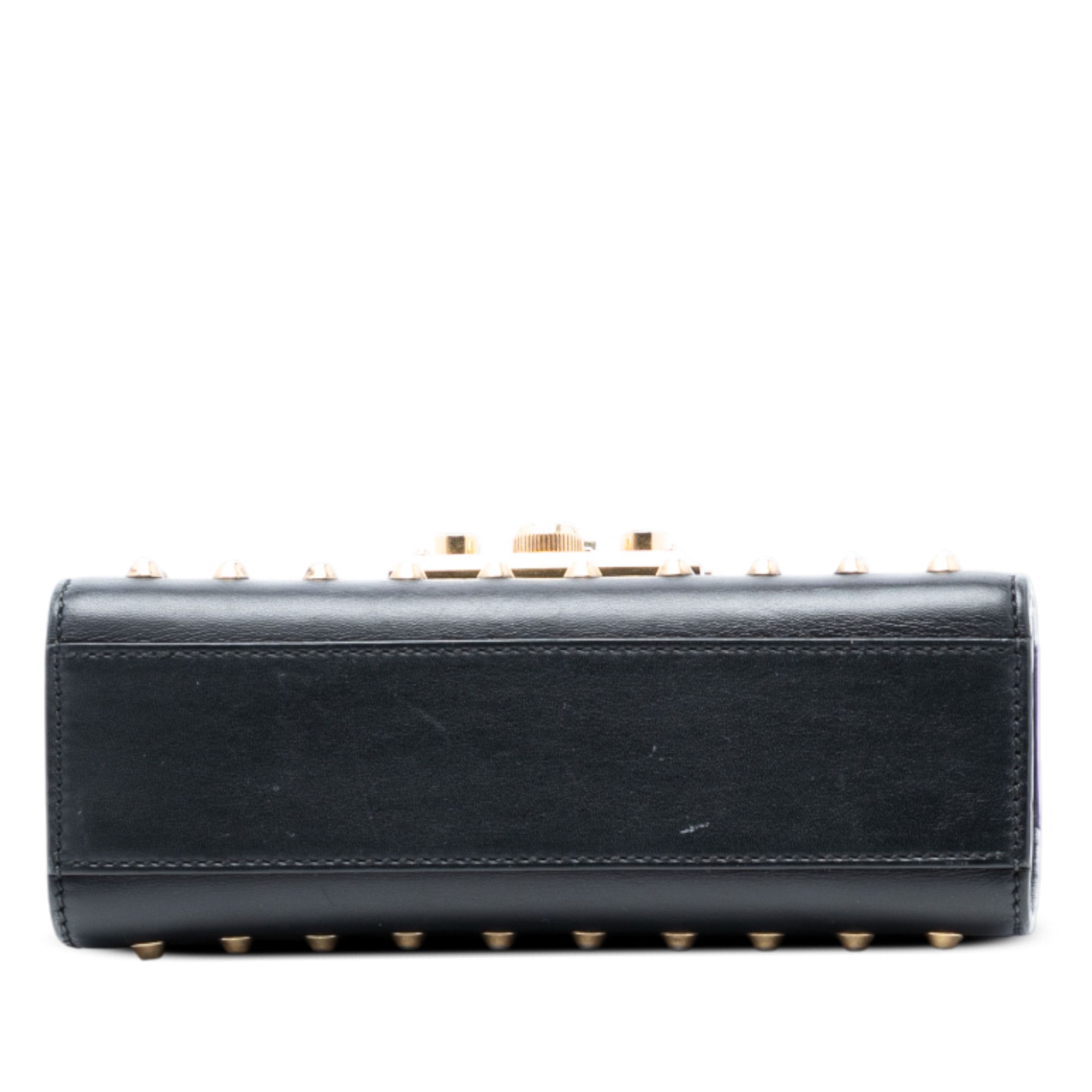 Gucci Gucci Small Pearl Studded Leather Padlock Crossbody Size ONE SIZE - 3 Thumbnail