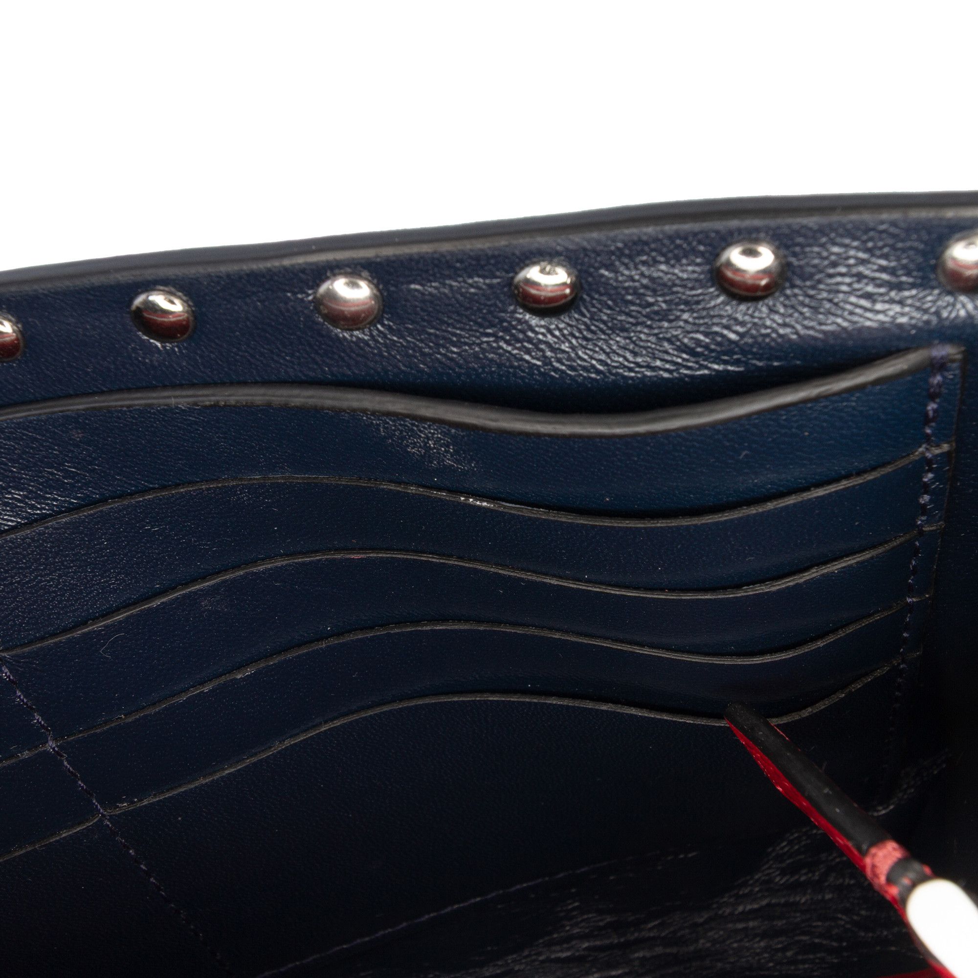 Valentino Valentino Quilted Lambskin Free Rockstud Spike Wallet On Chain Size ONE SIZE - 6 Thumbnail