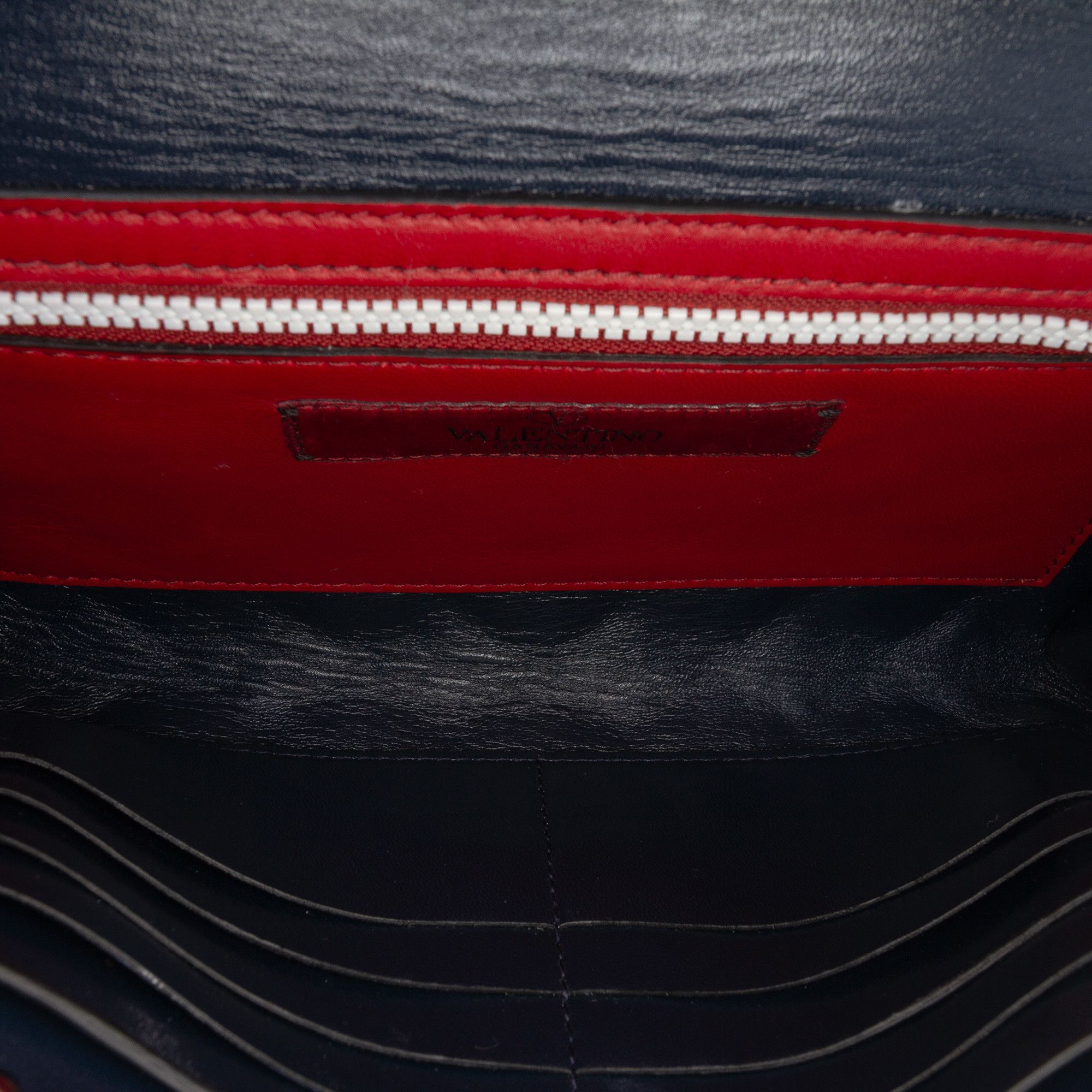 Valentino Valentino Quilted Lambskin Free Rockstud Spike Wallet On Chain Size ONE SIZE - 4 Thumbnail