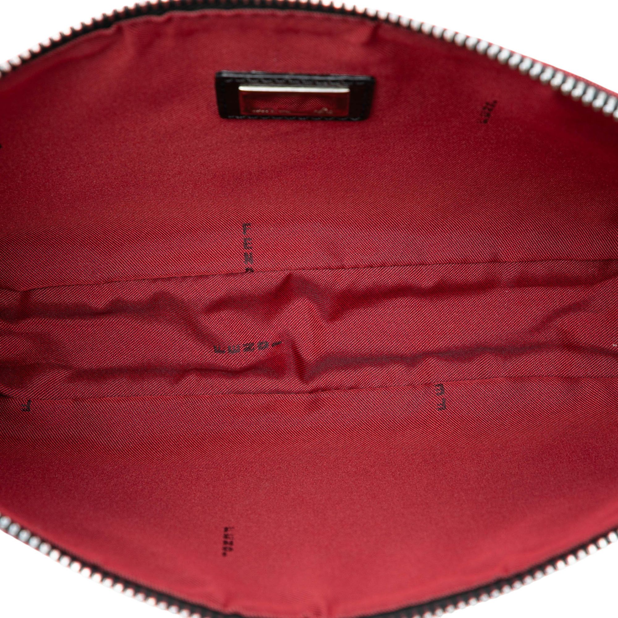 Fendi Fendi Zucchino Canvas Pochette Size ONE SIZE - 4 Thumbnail