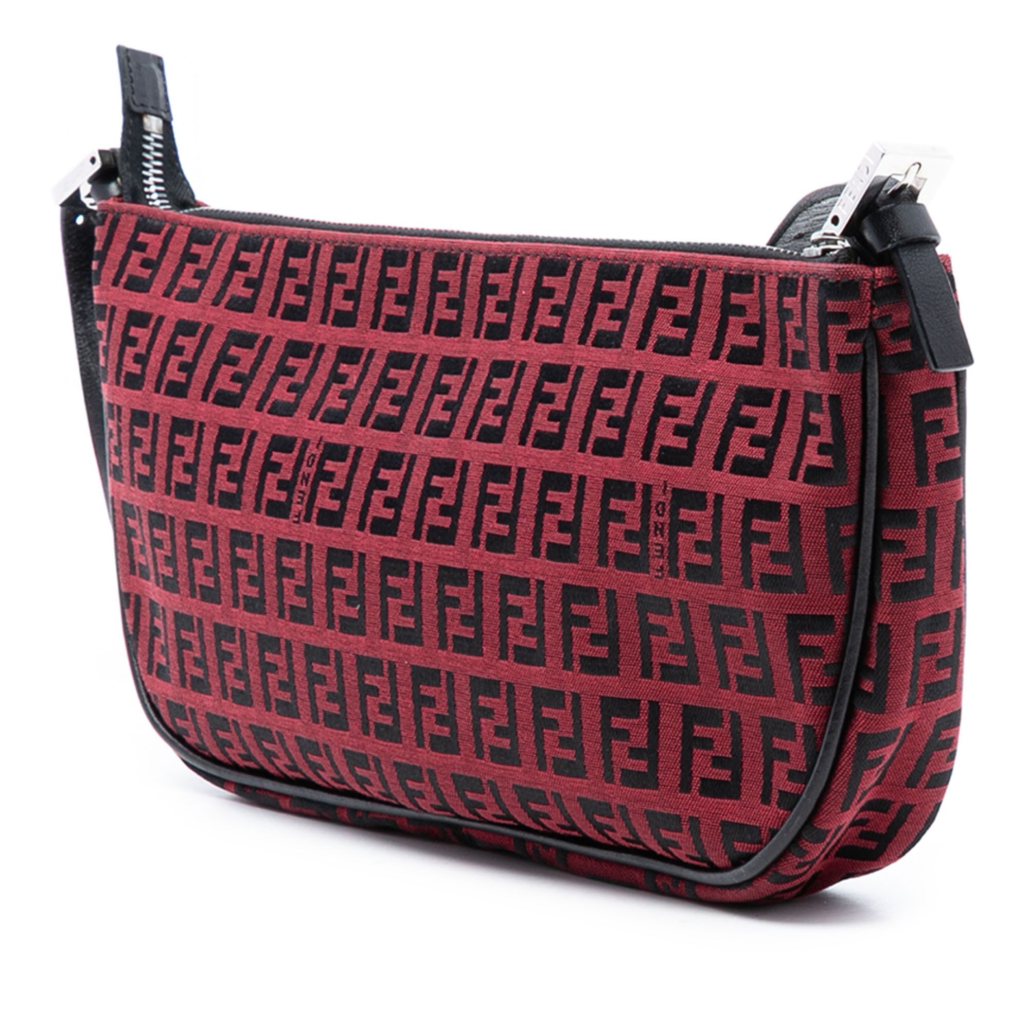 Fendi Fendi Zucchino Canvas Pochette Size ONE SIZE - 2 Thumbnail