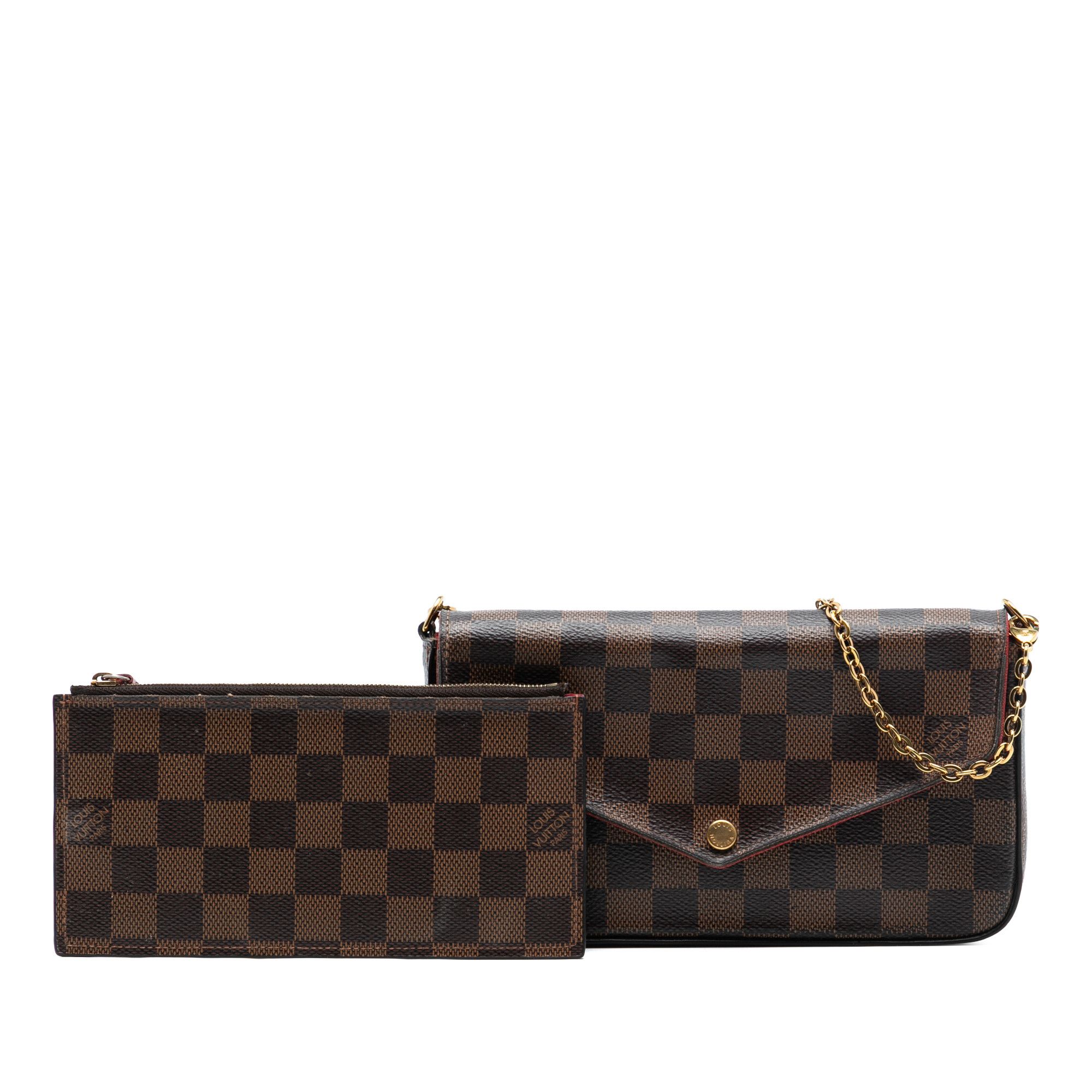 Louis Vuitton Louis Vuitton Damier Ebene Pochette Felicie Size ONE SIZE - 8 Thumbnail