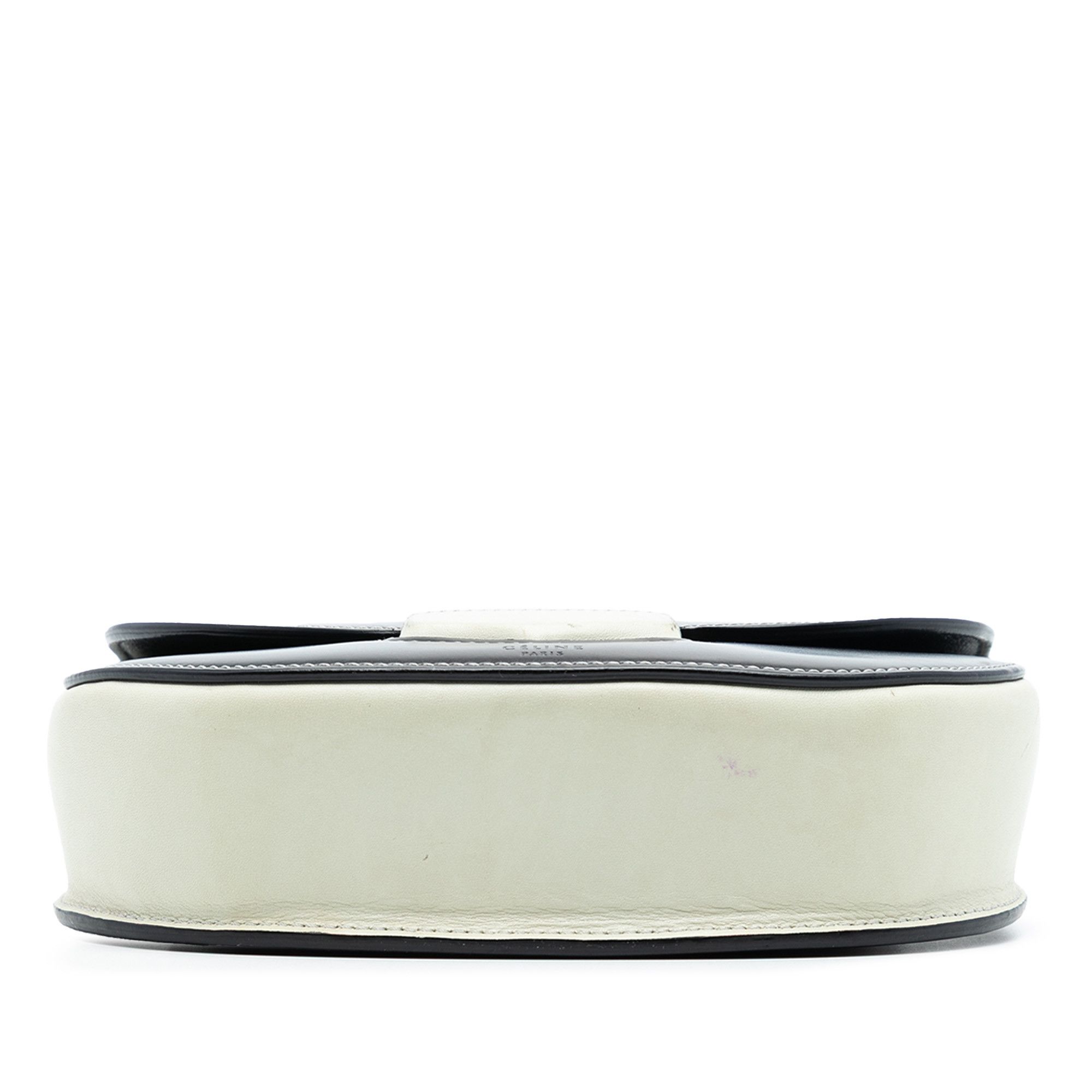Celine Celine Small Bicolor Glazed Calfskin Trotteur Crossbody Size ONE SIZE - 3 Thumbnail