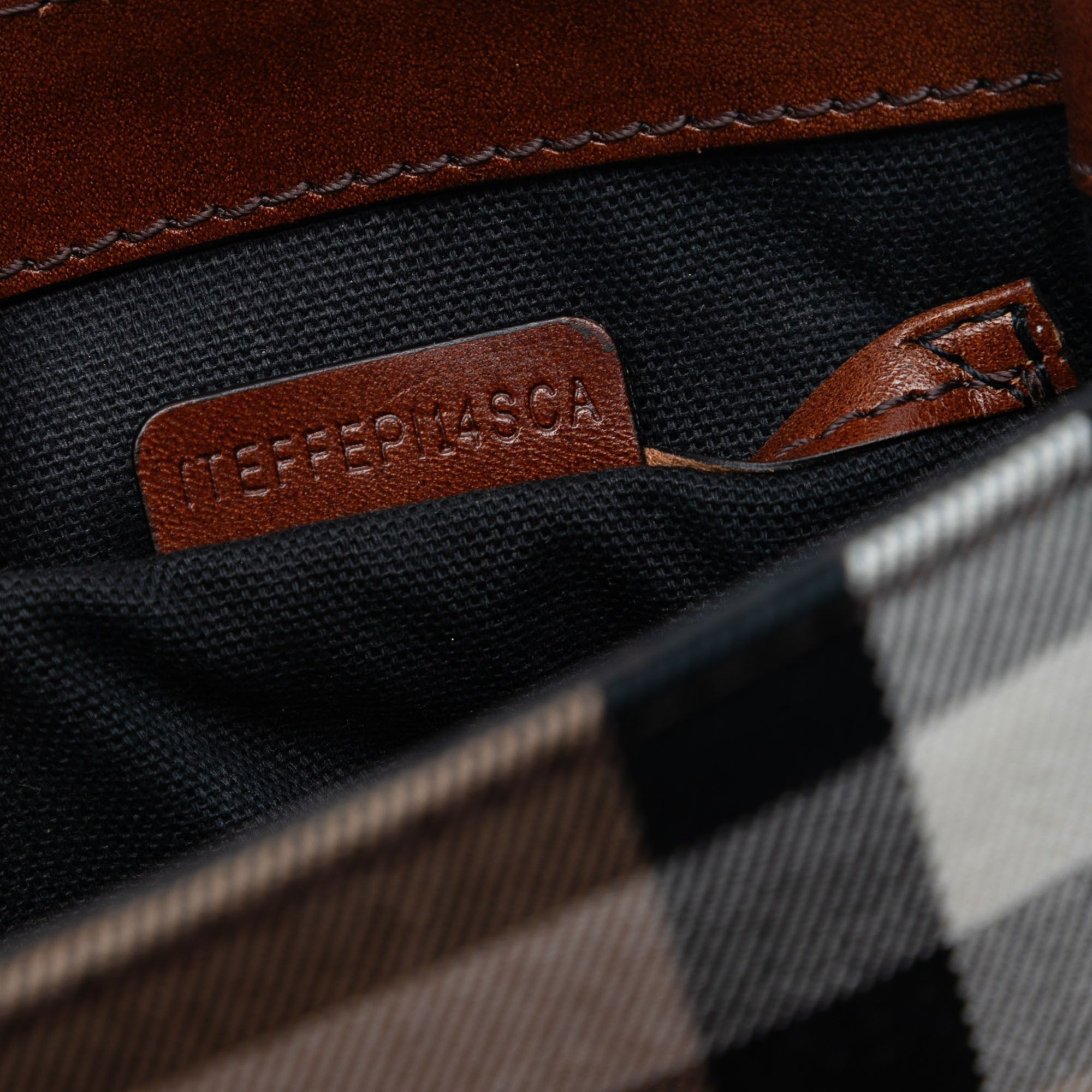 Burberry Burberry Leather and House Check Canvas Bridle Abbott Crossbody Size ONE SIZE - 6 Thumbnail