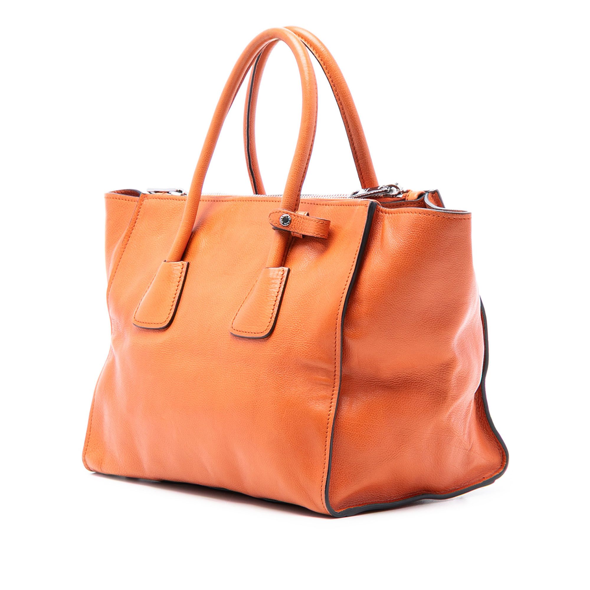 Prada Prada Glace Calf Twin Pocket Satchel Size ONE SIZE - 2 Thumbnail